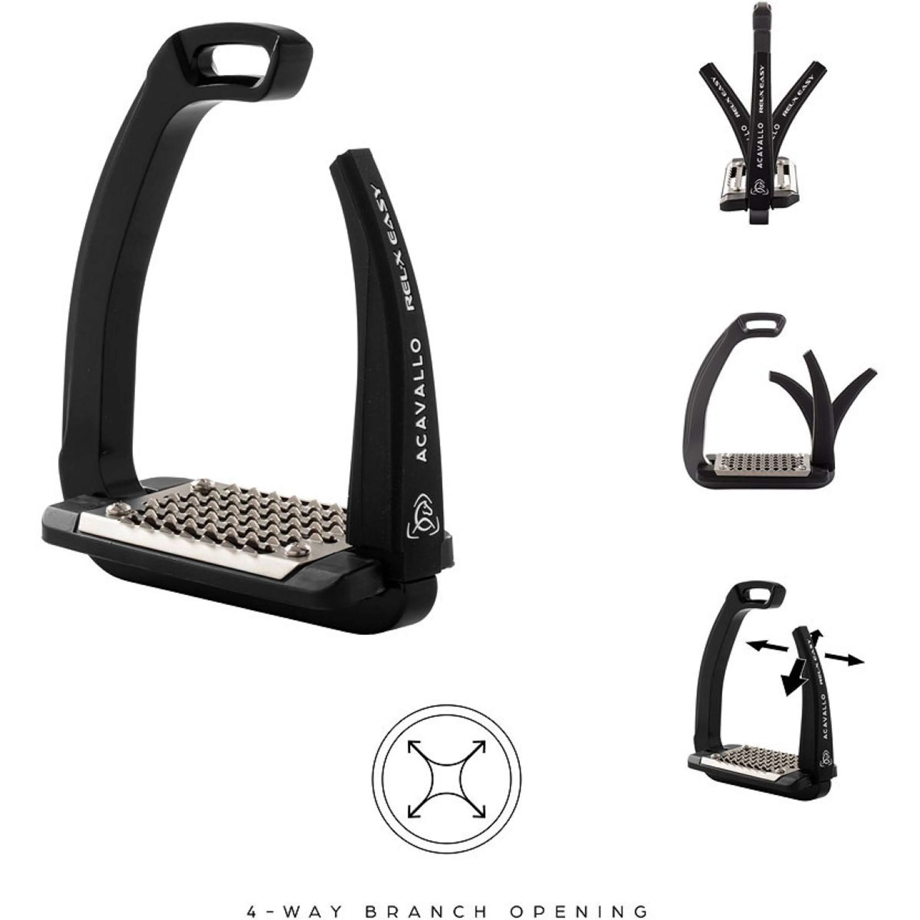 Acavallo Étriers REL-X Easy Bronze/Noir - Image 5