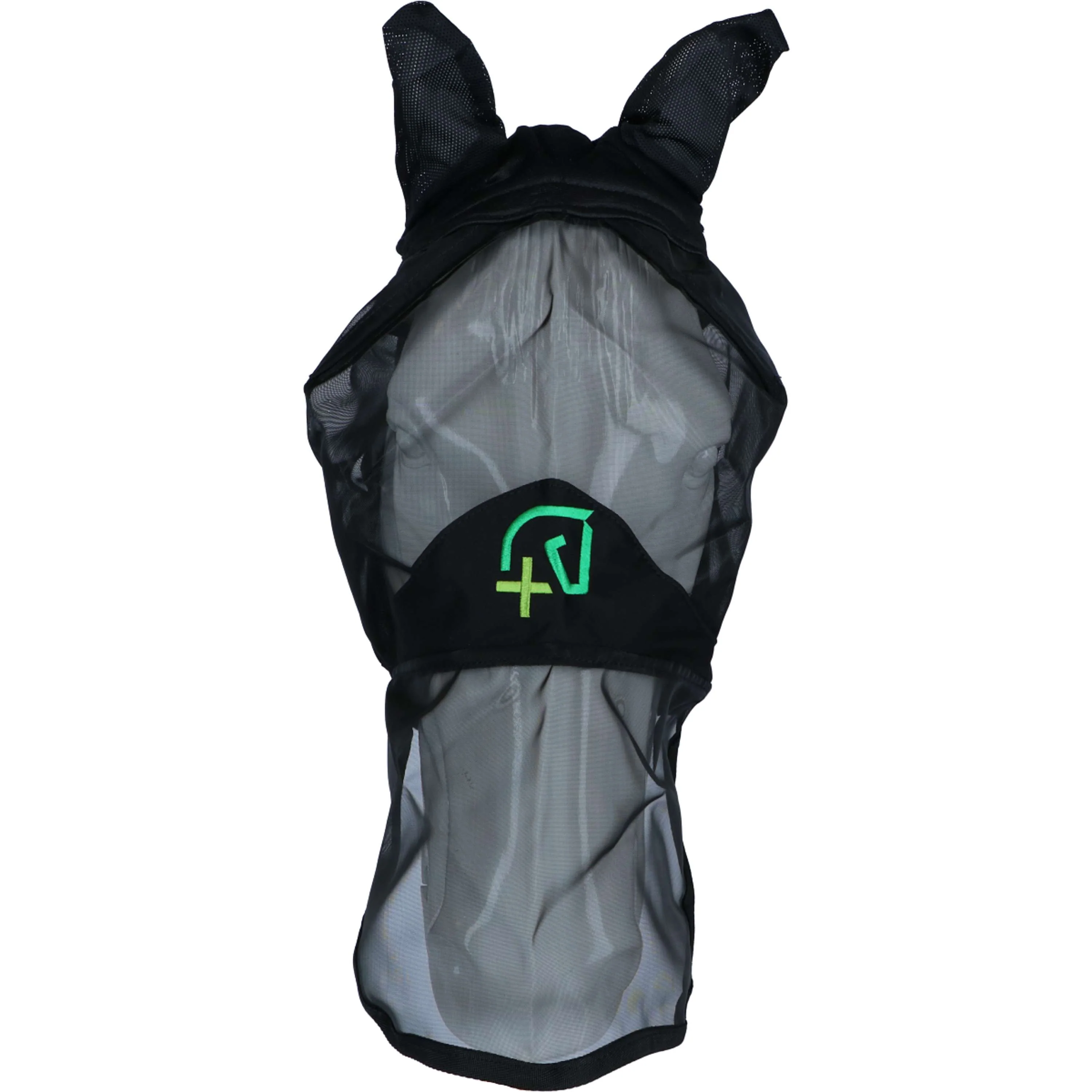 Agradi Horse Masque Anti-Mouches Fine Mesh avec Oreilles et Nez Noir - Image 4
