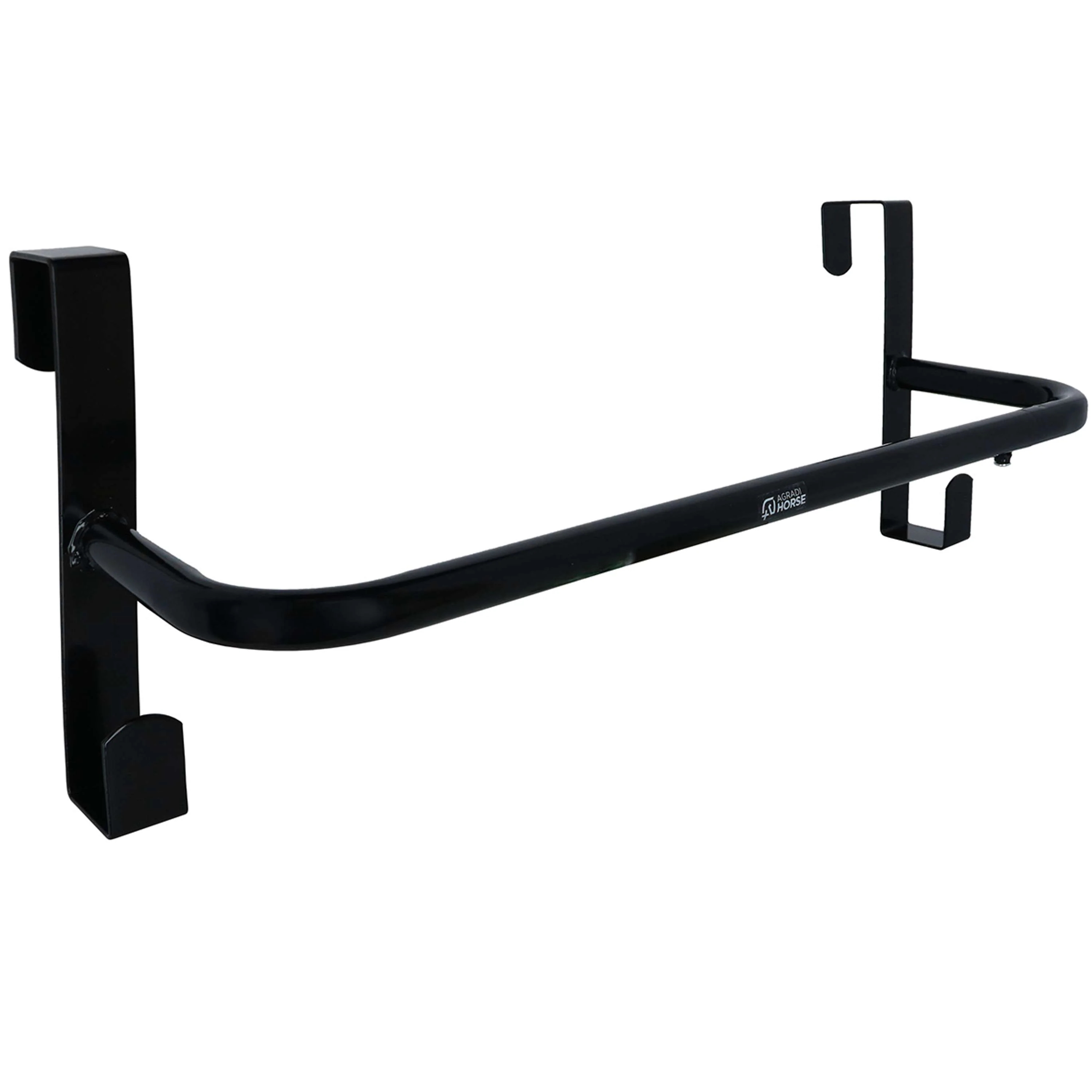 Agradi Horse Râtelier pour Couverture pour Porte Étable Noir - Image 2