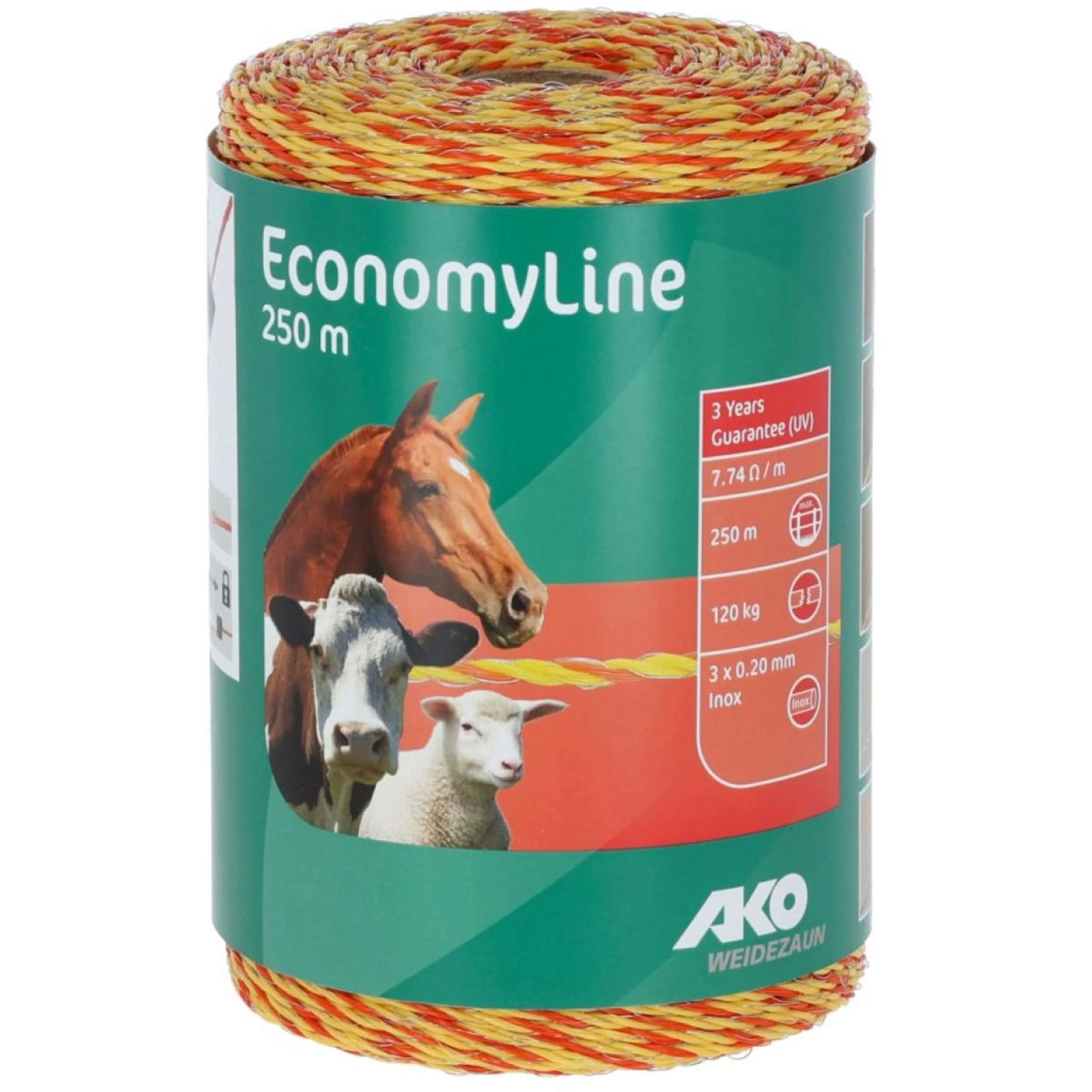 Ako Fil de Clôture EconomyLine Jaune orange - Image 3