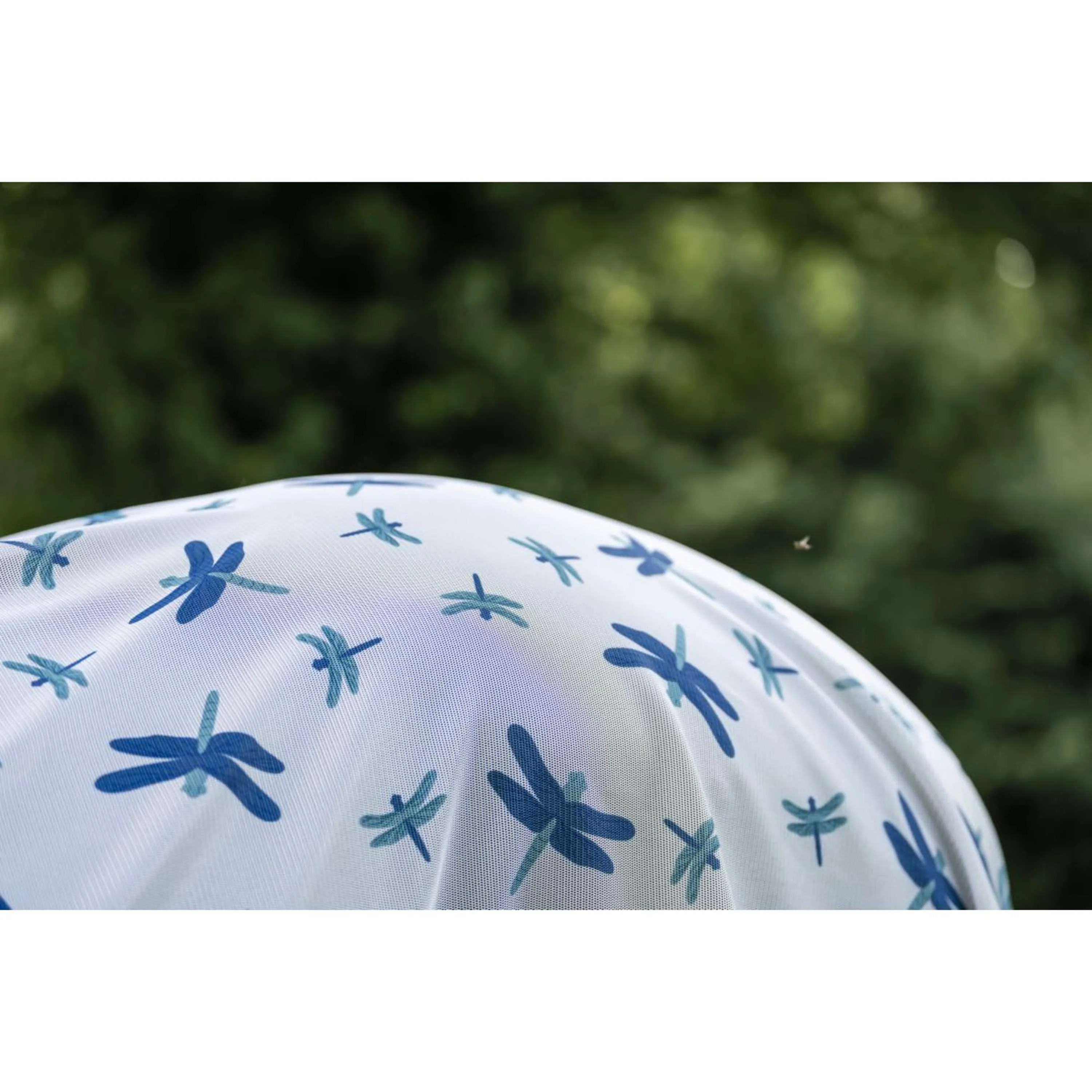 Amigo Couverture Anti-Mouches Pony Dragonfly Print/Silver/Blue/Sage - Image 3