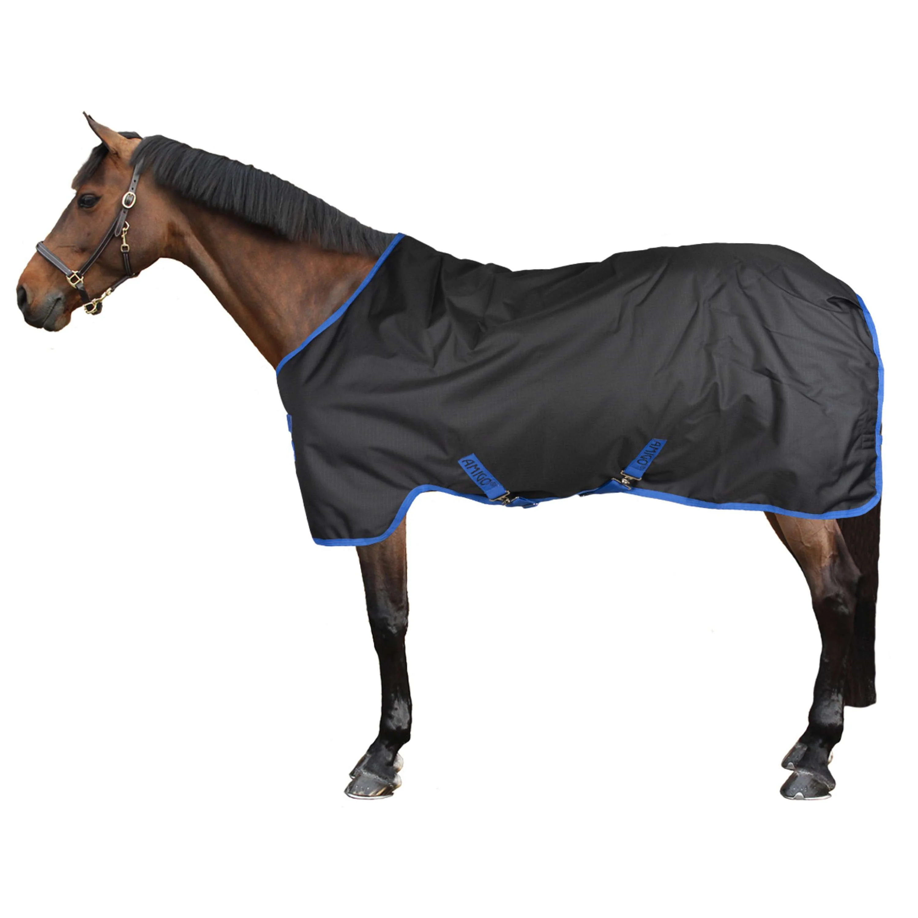 Amigo Ripstop 900D Pony 100g Noir/Bleu classique - Image 2