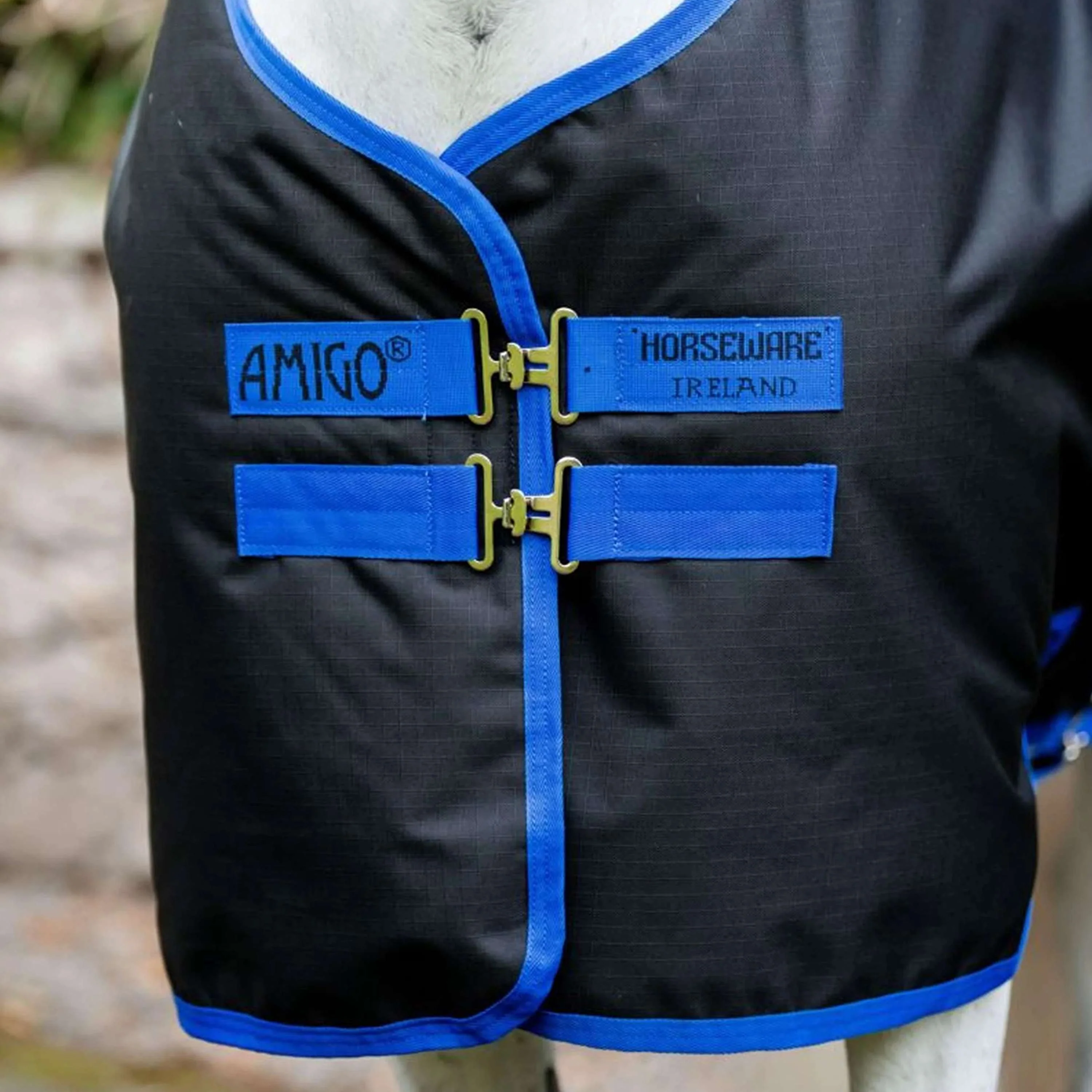 Amigo Ripstop 900D Pony 100g Noir/Bleu classique - Image 3