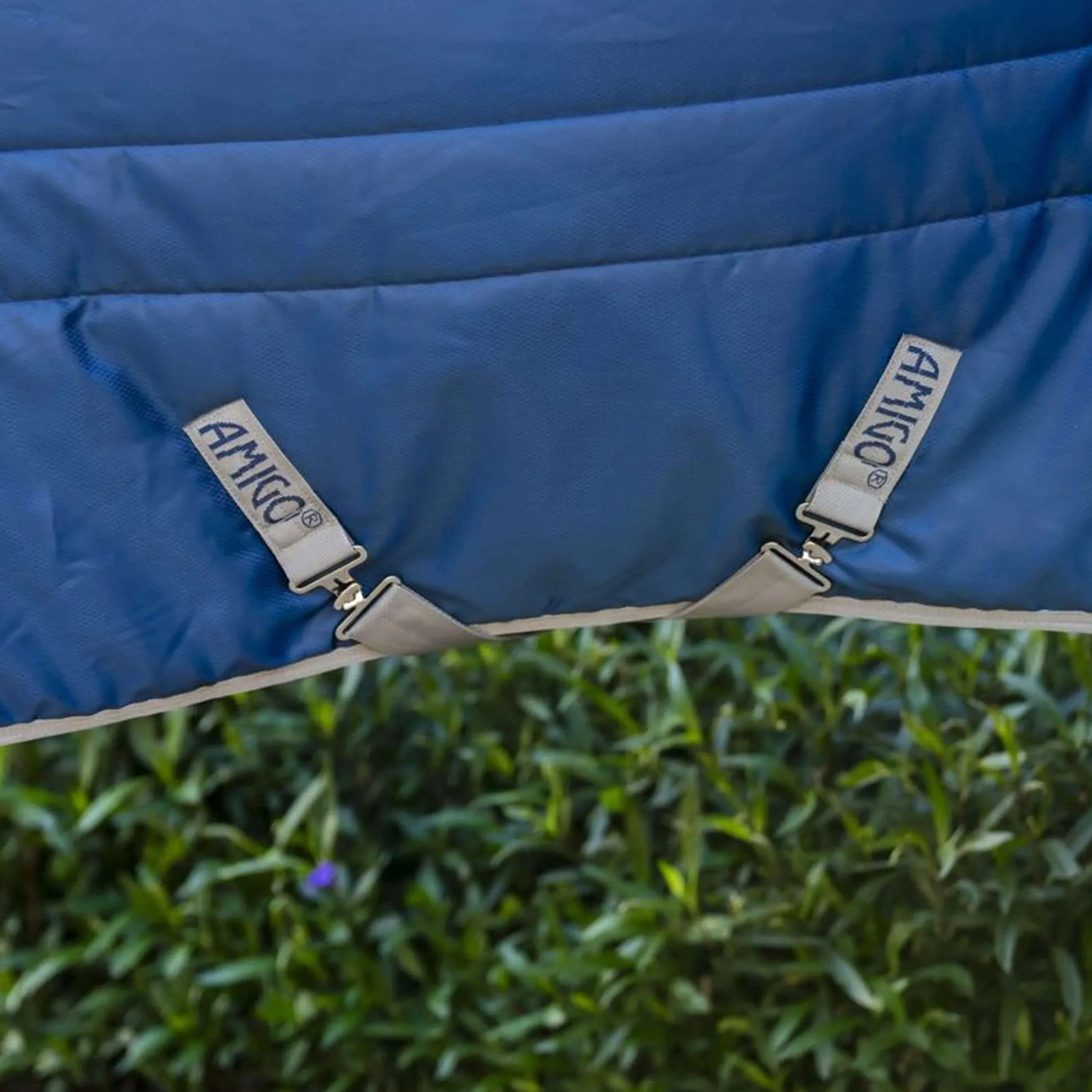Amigo Ripstop Insulator Plus Pony Stable 200g Navy/Titanium Grey - Image 8