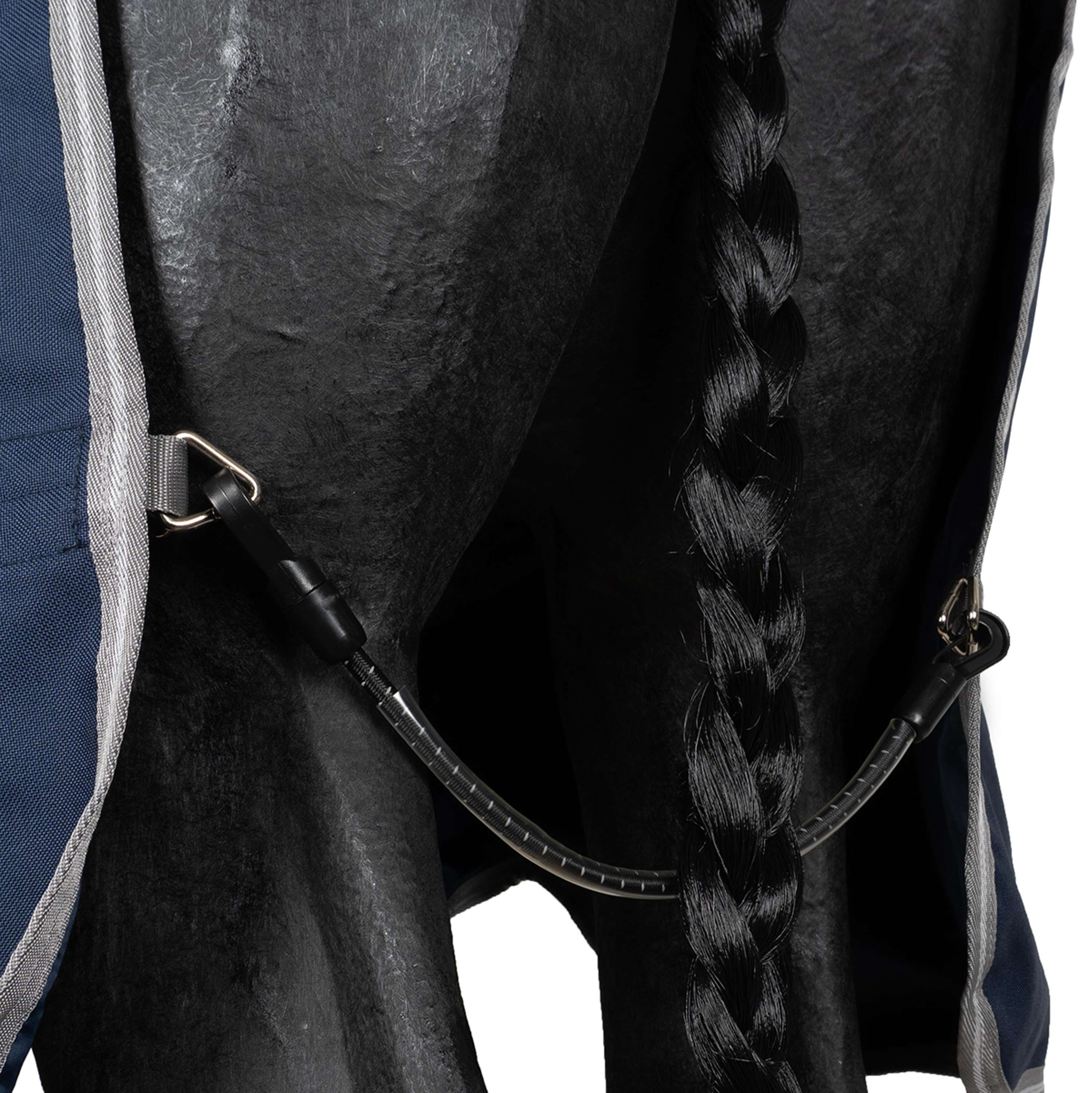 Amigo Turnout Rug FieldSafe Plus 1200D 250g Navy/Titanium Grey/Silver - Image 22