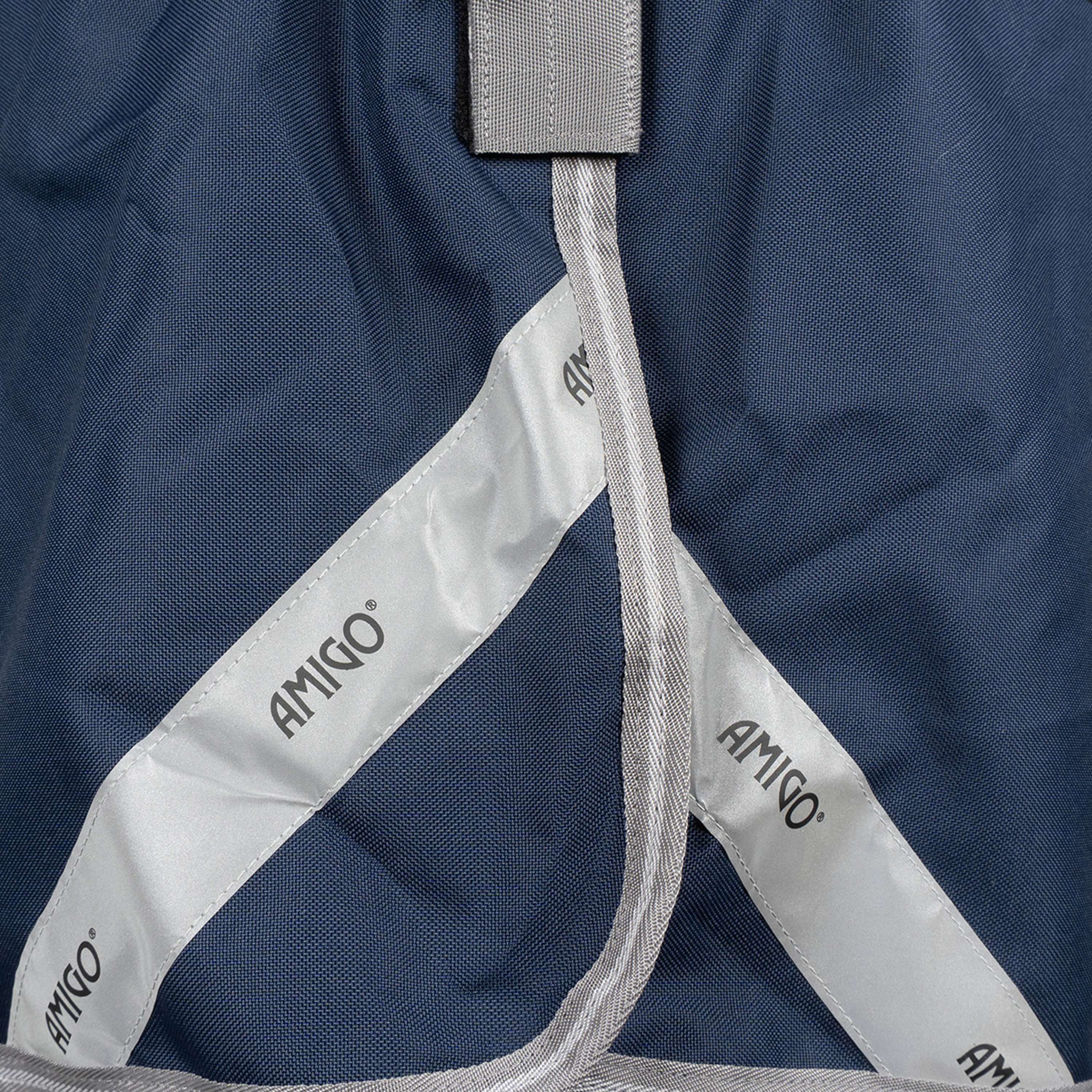 Amigo Chemise Turnout 1200D Integrated 0g Marine/Gris Titane/Argent - Image 9