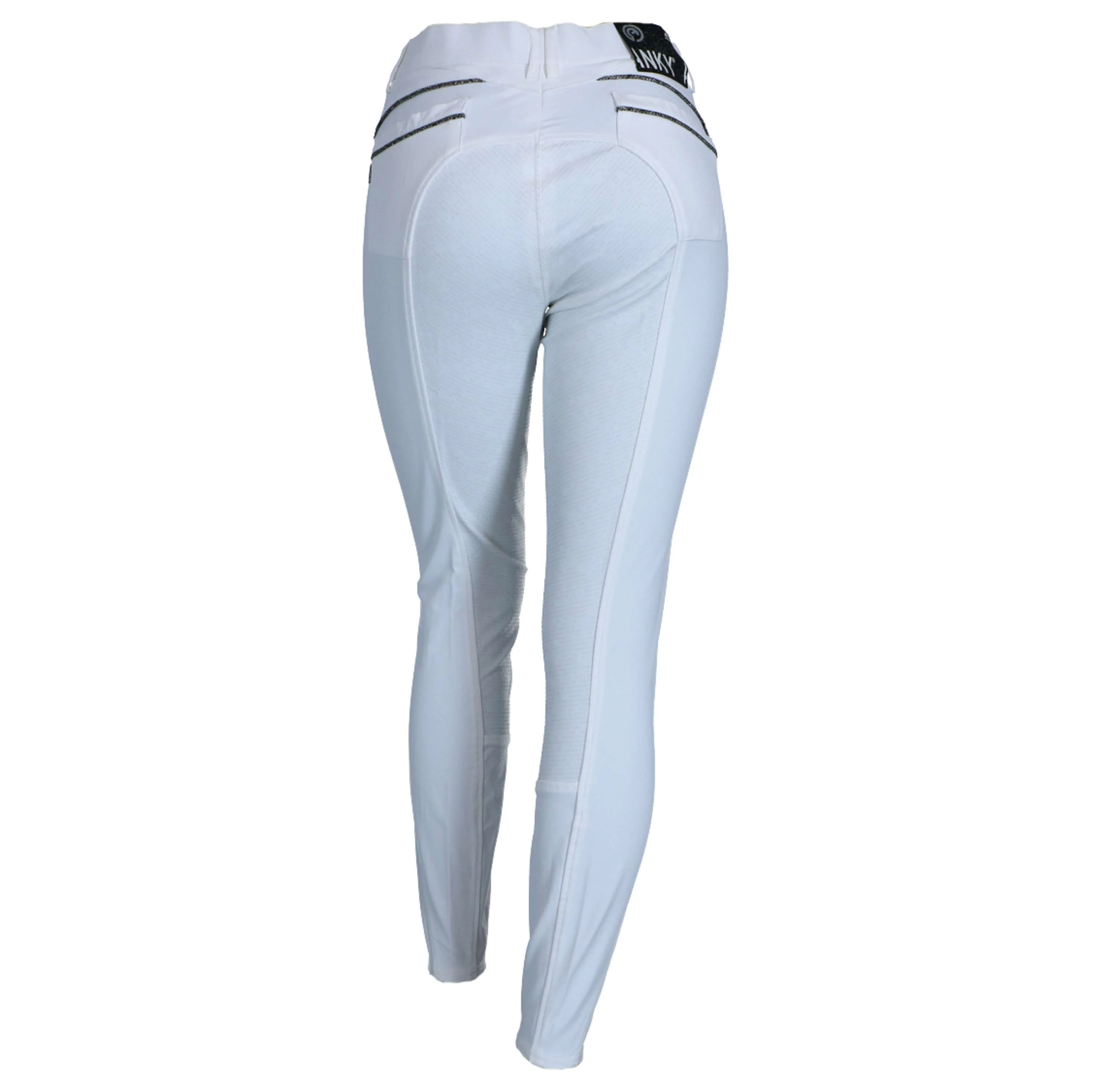 ANKY Pantalon d'Équitation Finesse FGS Femme Blanc - Image 3