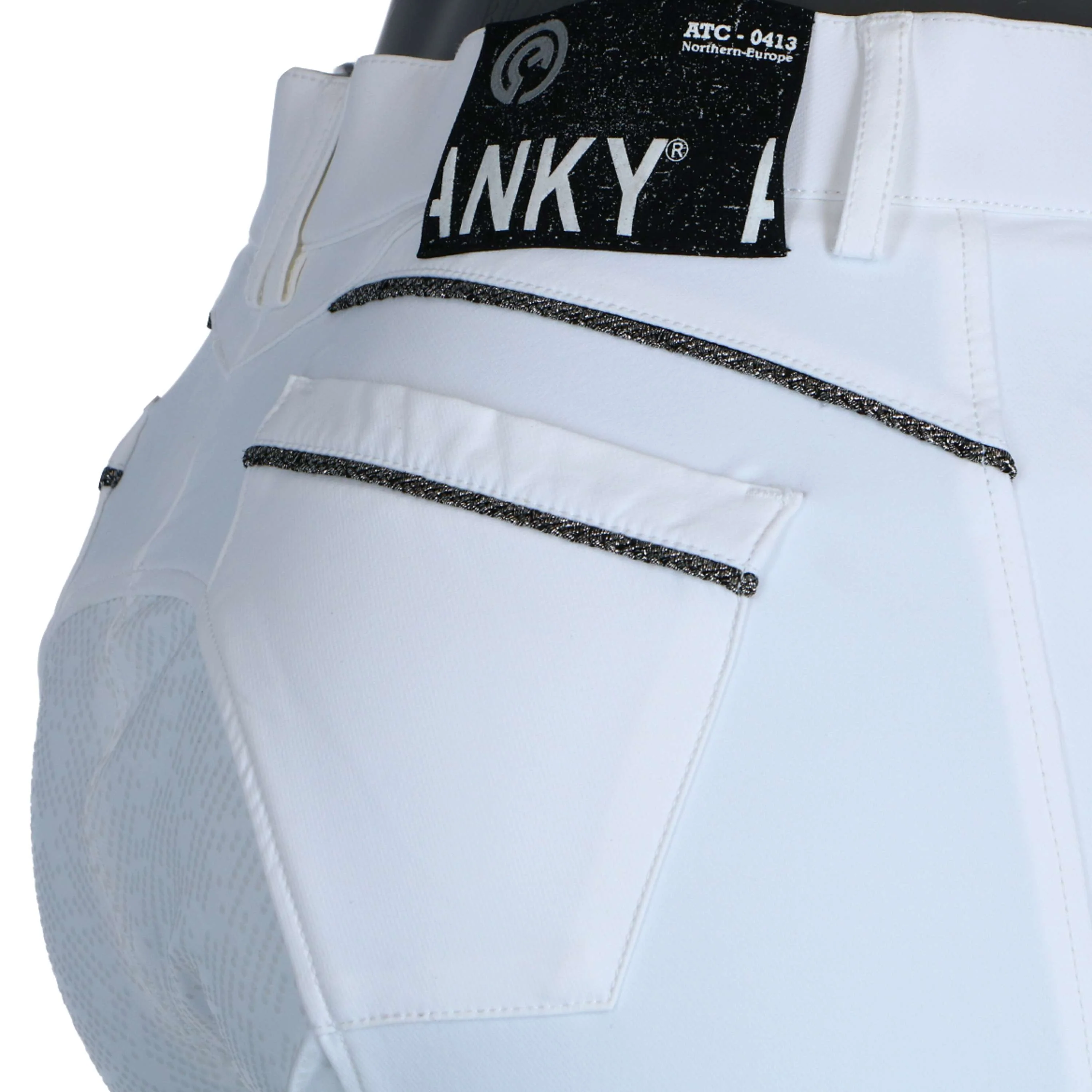 ANKY Pantalon d'Équitation Finesse FGS Femme Blanc - Image 8