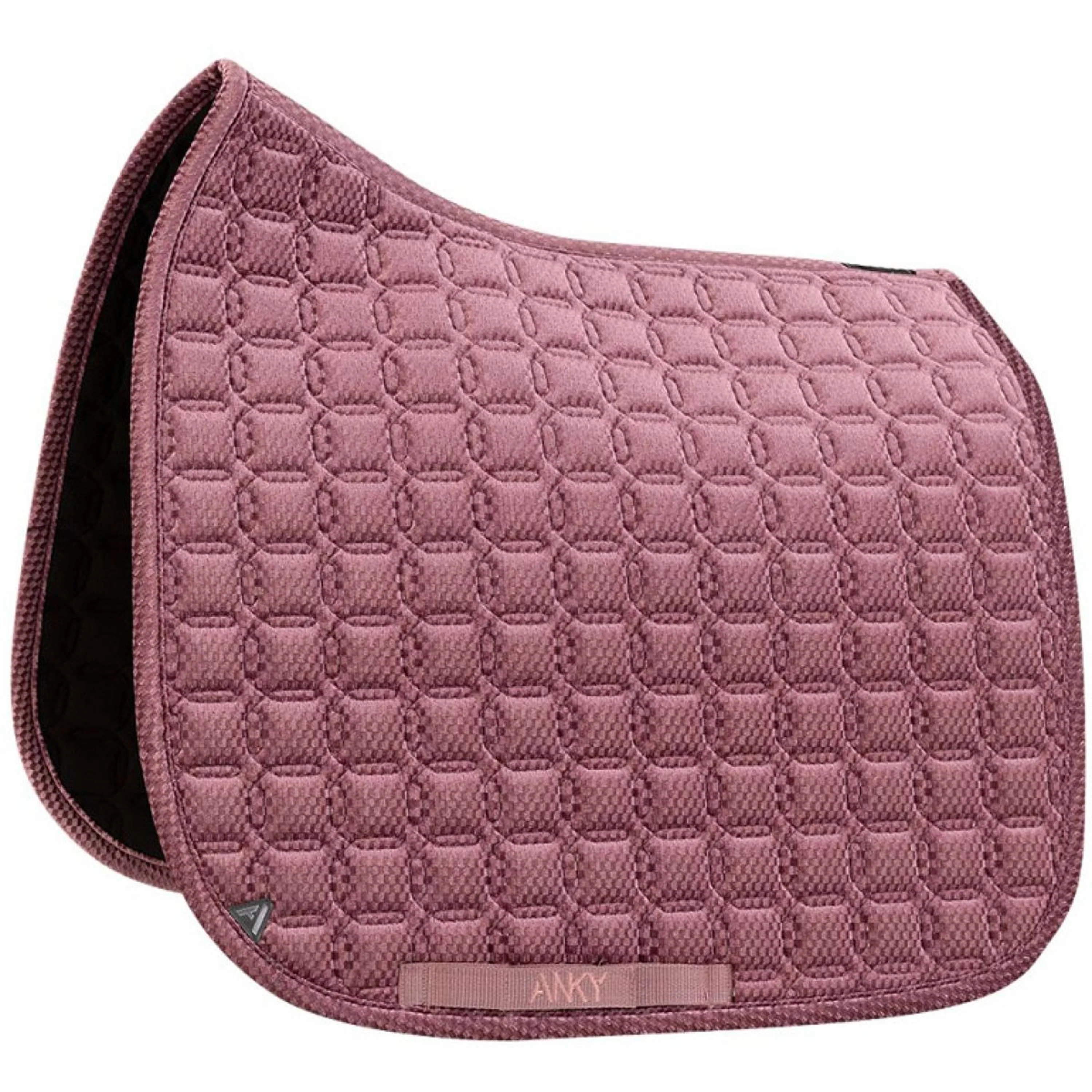 ANKY Tapis de Selle Check Velvet XB25003 Dressage Mellow Mauve