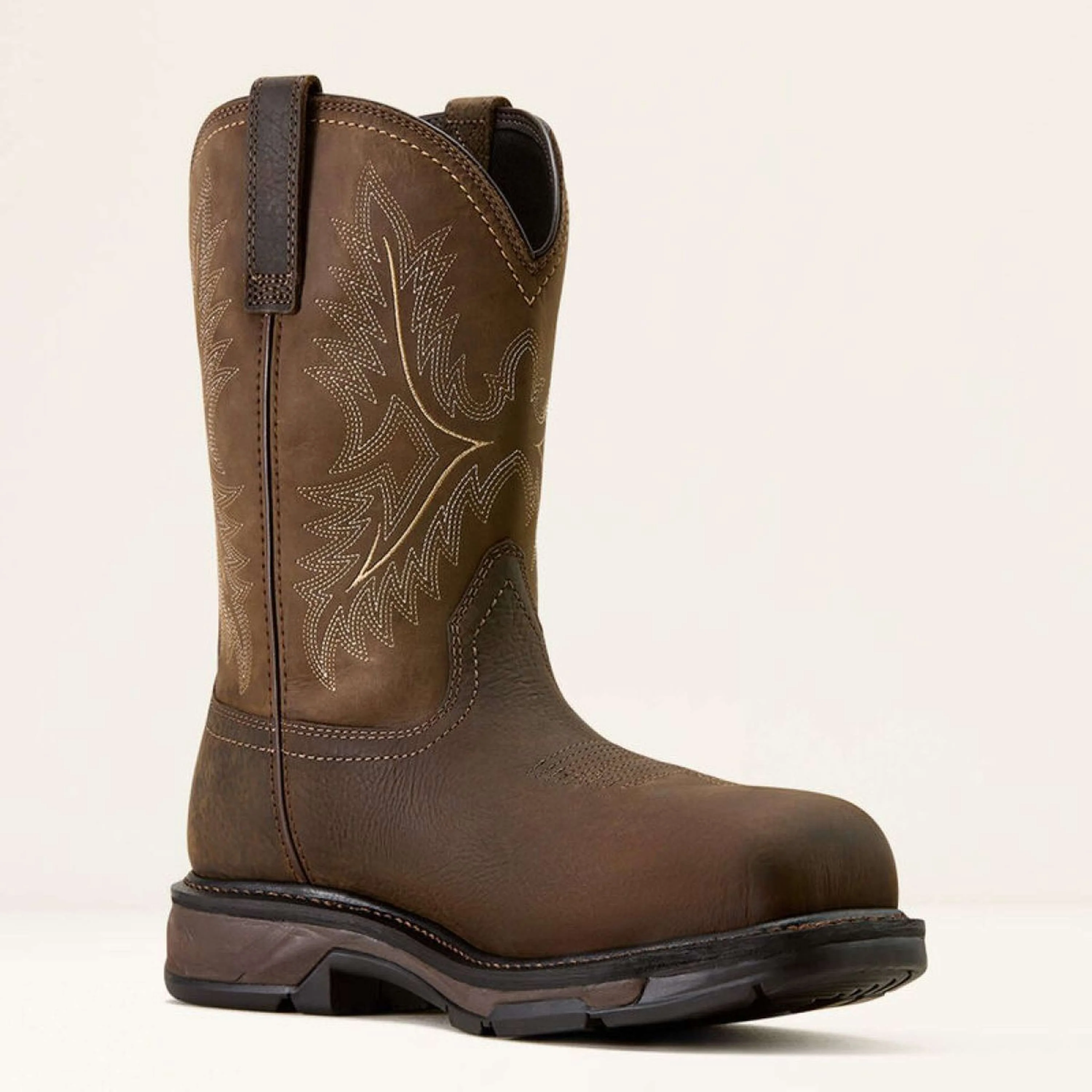 Ariat Bottes Western WorkHog XT Waterproof Wide Square Carbon Toe Hommes Brown/Mocha - Image 2