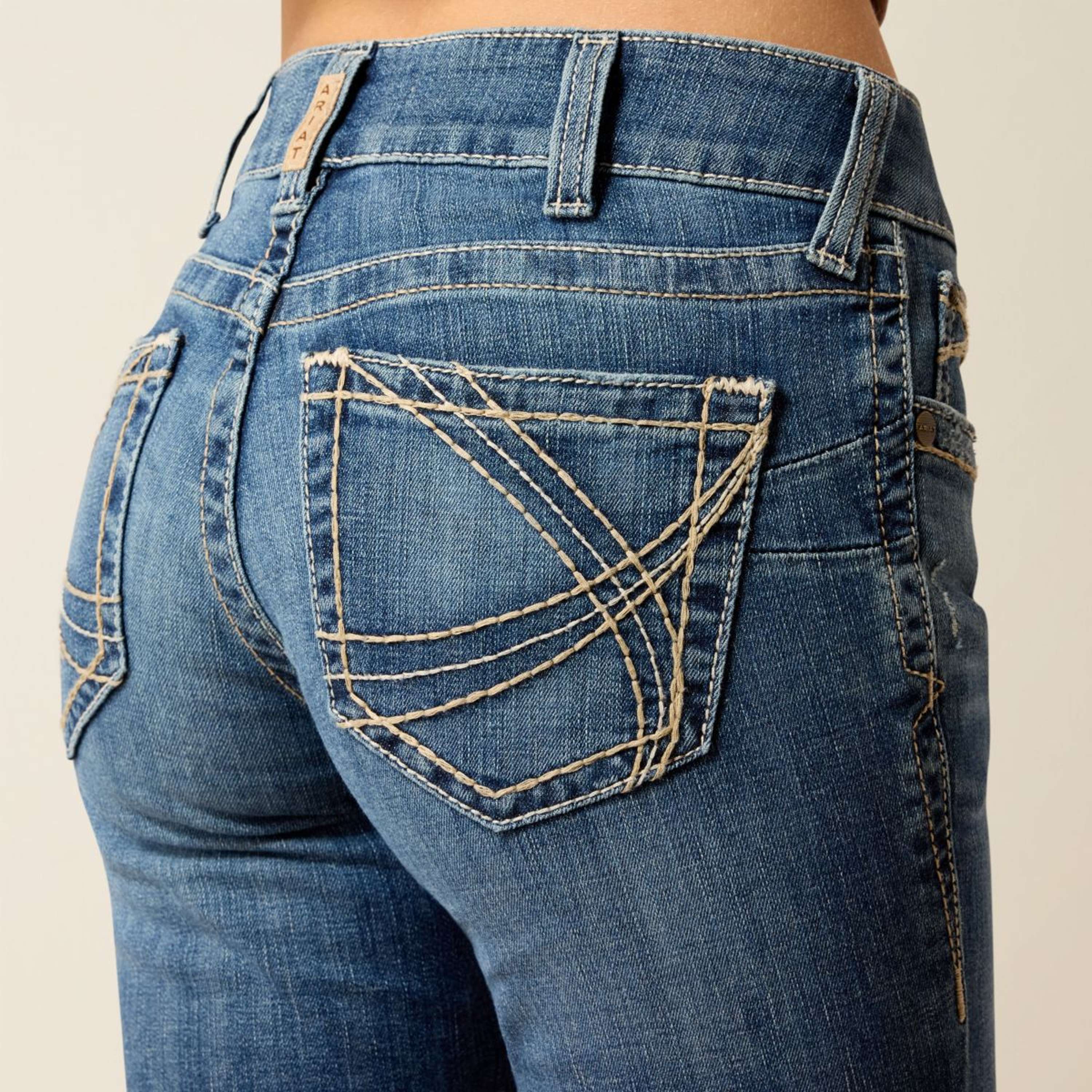 Ariat Jeans Estelle Straight Leg Femme Canadian - Image 4