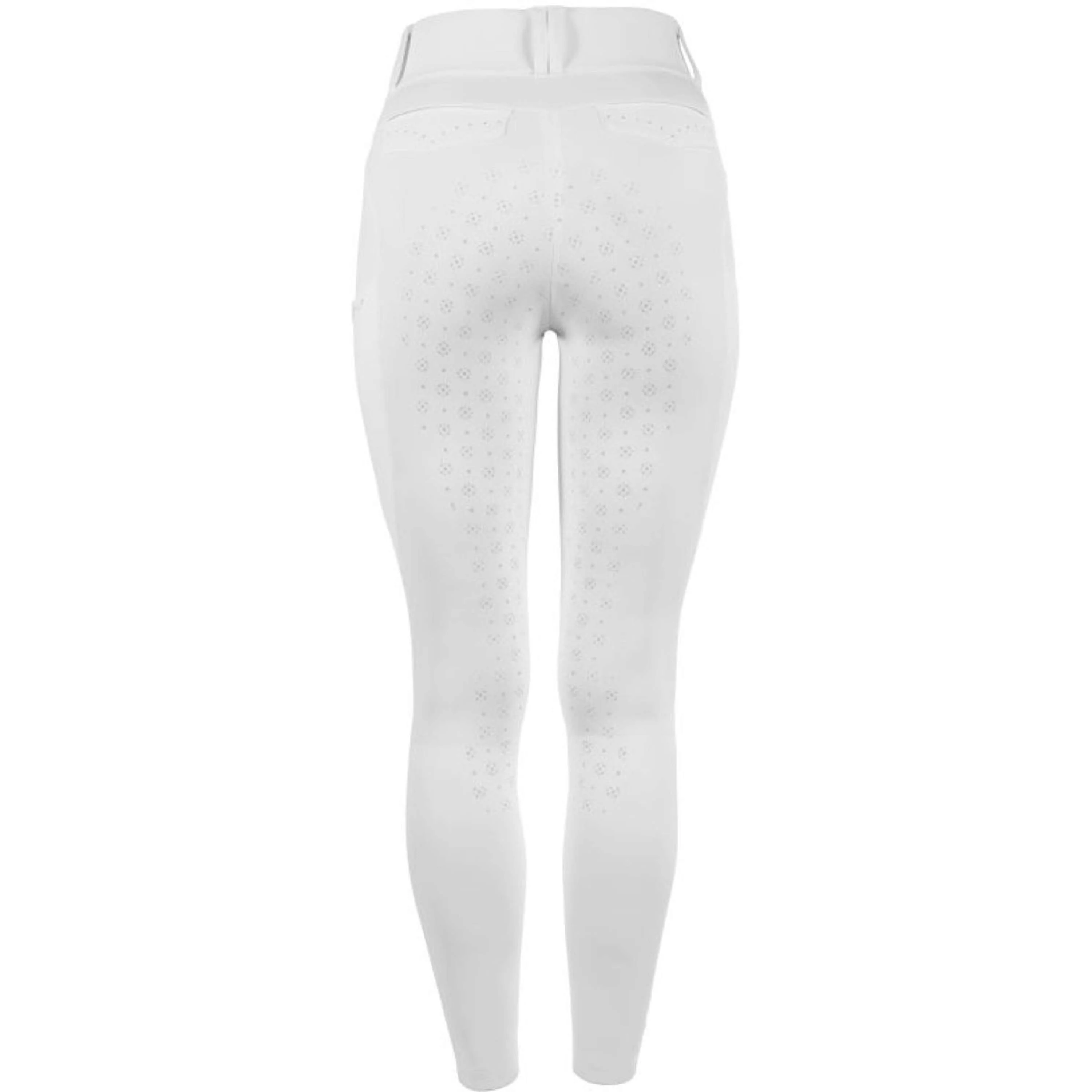 Cavallo Legging d'Équitation CavalCandera Grip Mobile Blanc - Image 2