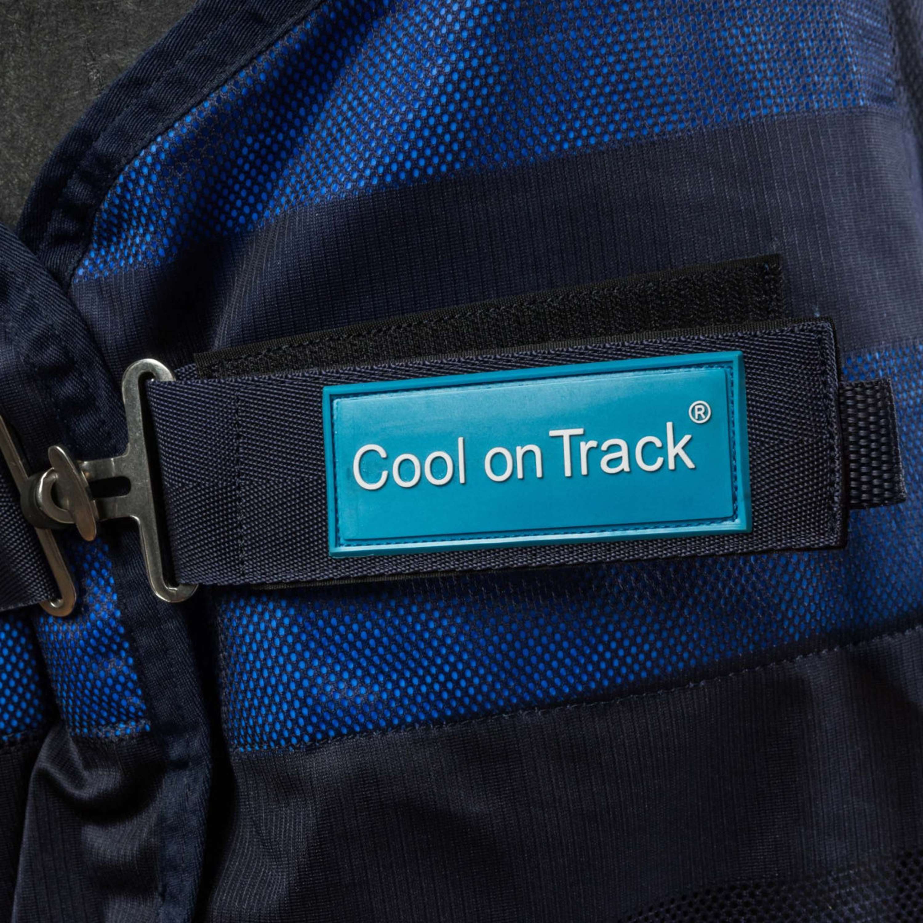 Cool on Track Couverture à Mailles Bleu - Image 4