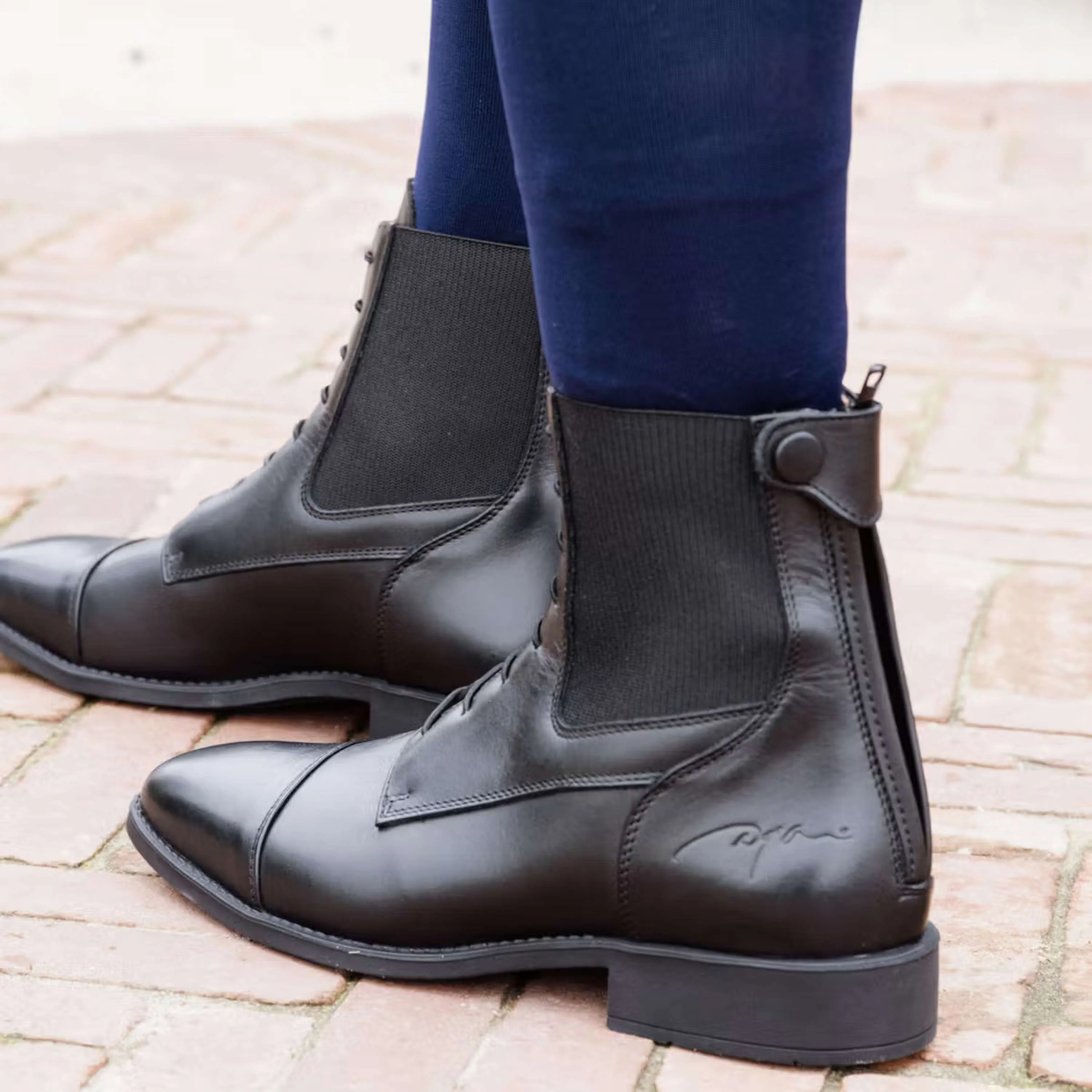 Dyon Jodhpurs Front laces Noir - Image 3