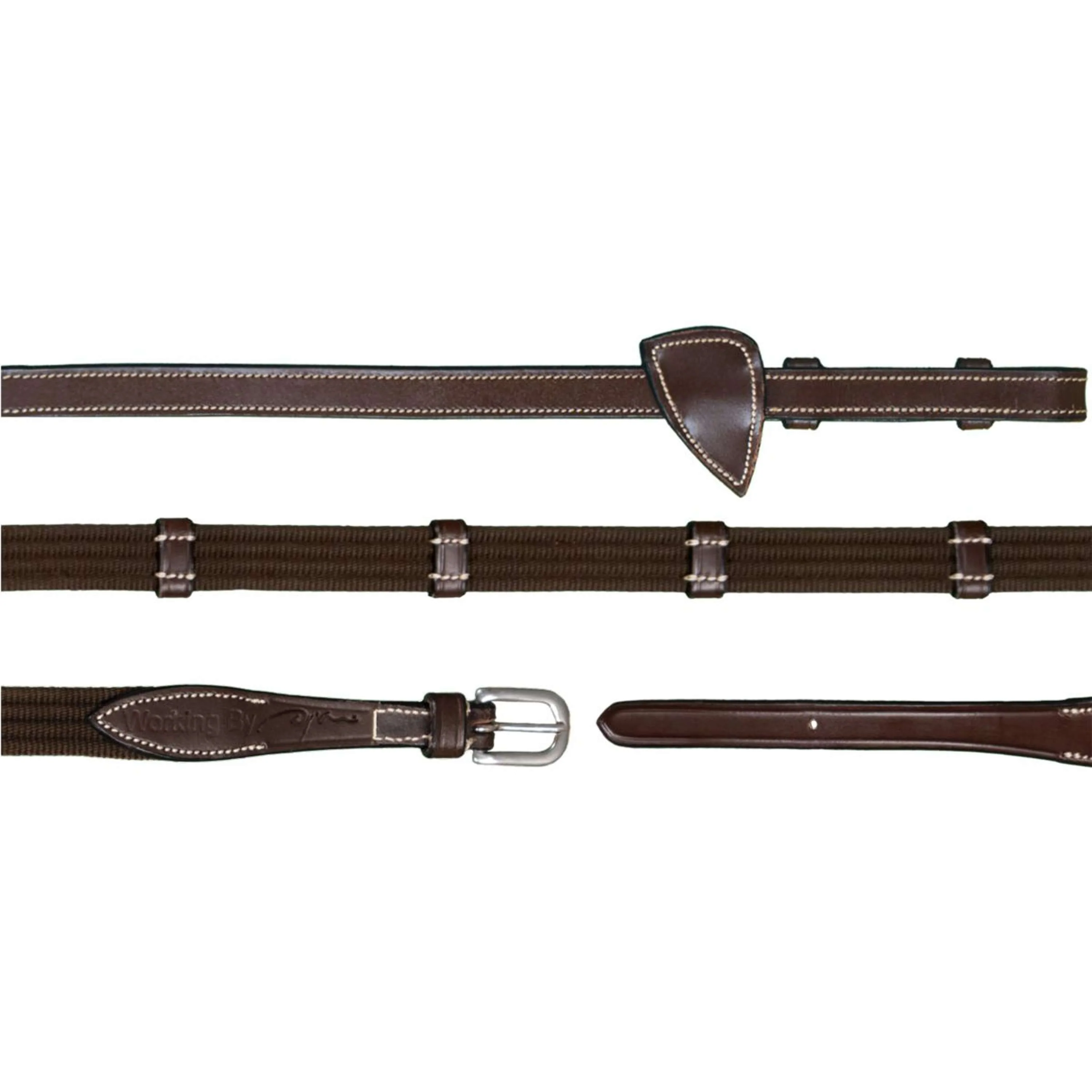Dyon Rênes 9 Loops Working By Dyon 5/8 Caoutchouc Marron