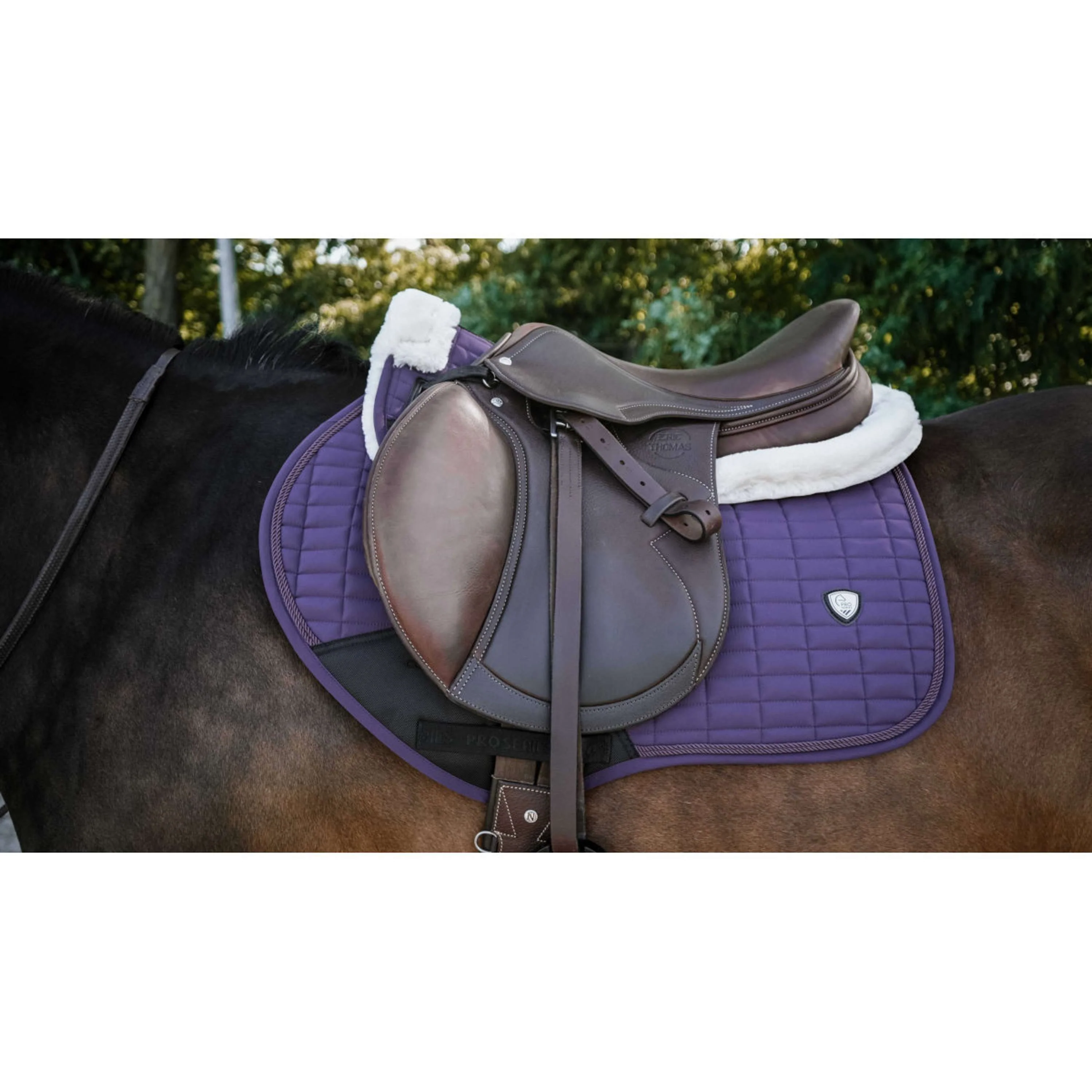 Ekkia Tapis de Selle PRO Combo Master Polyvalent Prune - Image 3