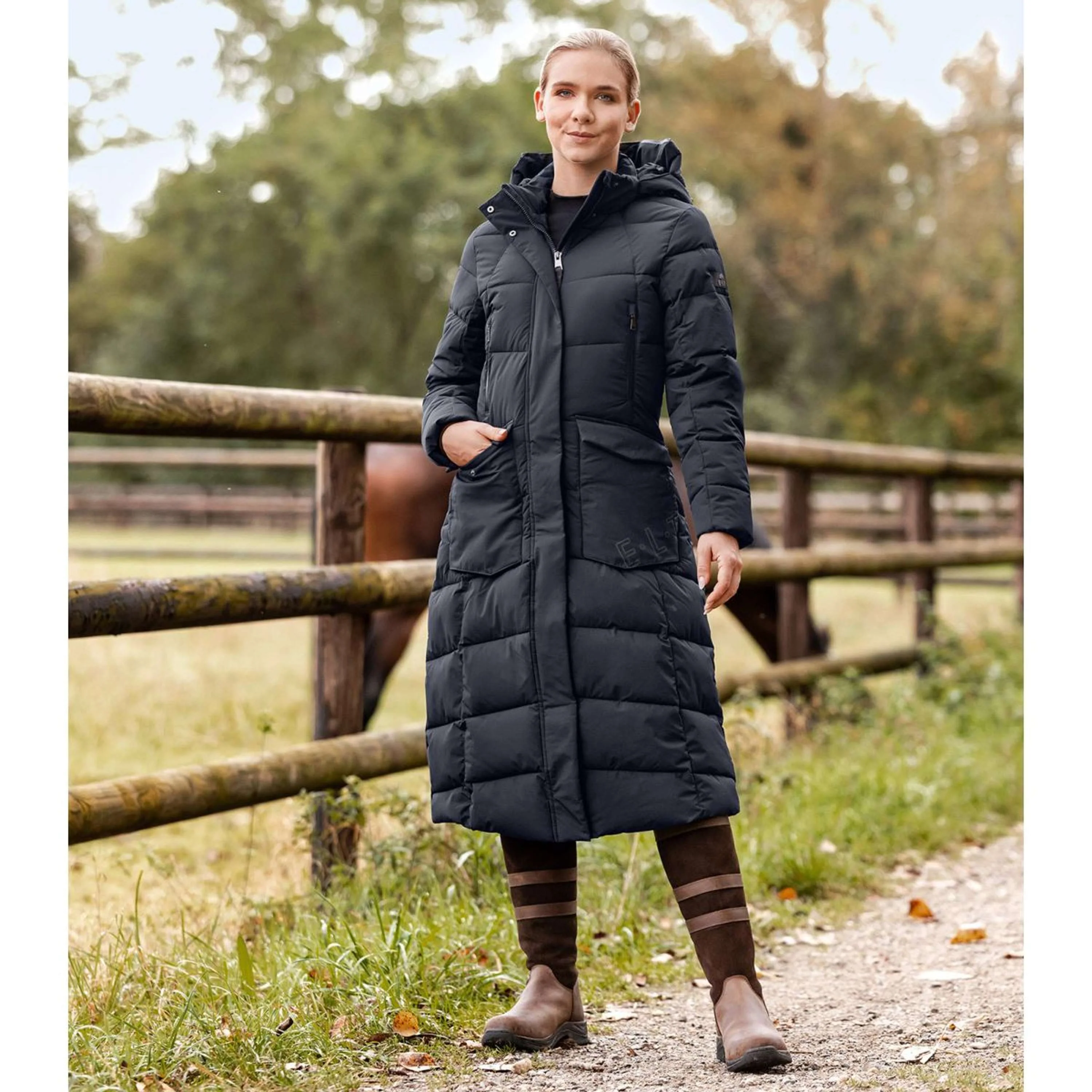 ELT Veste Longue Saphira Advanced Riding Deepblue - Image 2