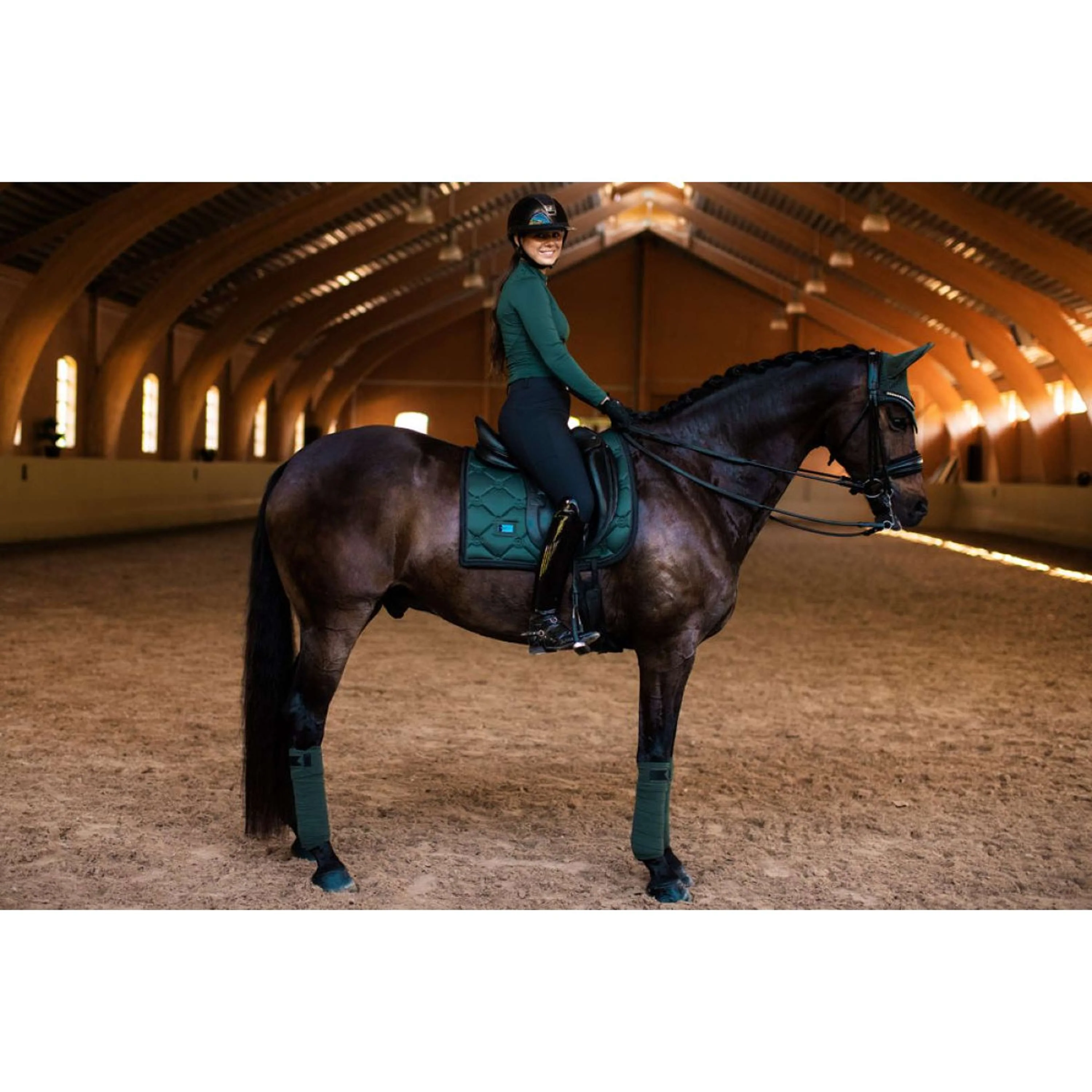 Equestrian Stockholm Chemise Vision Sycamore Green - Image 3