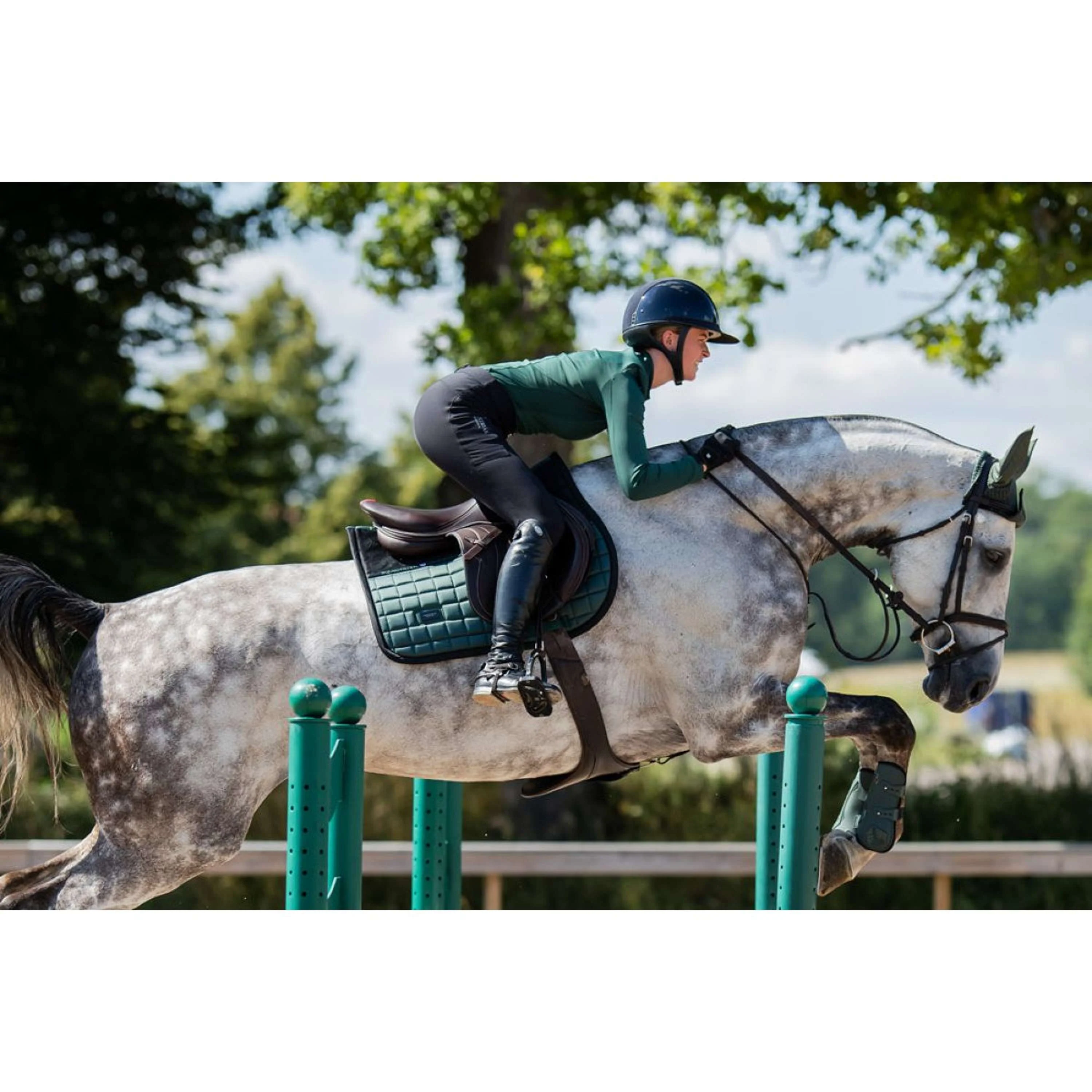 Equestrian Stockholm Tapis de Selle Sportive de Saut Sycamore Green - Image 2