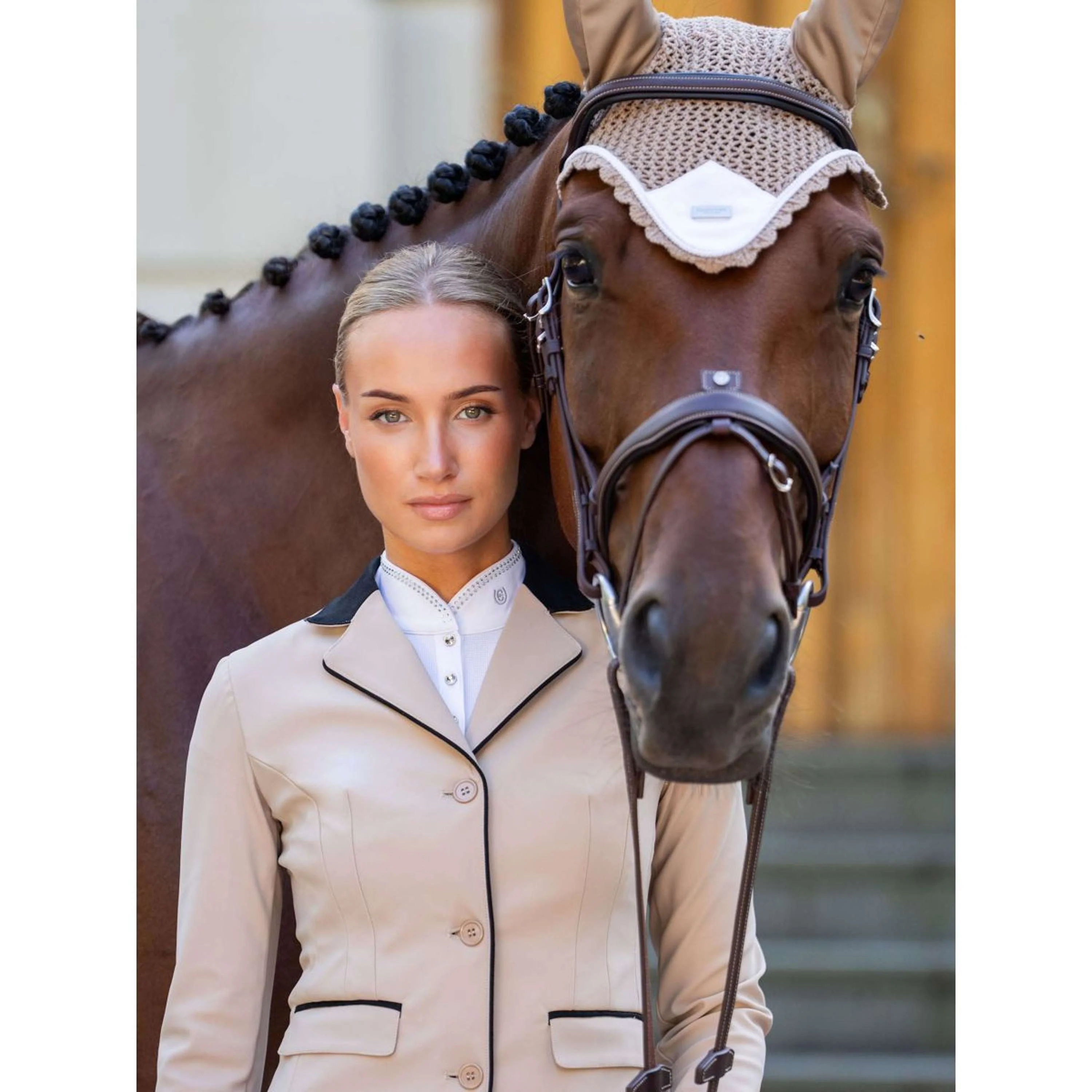 Equestrian Stockholm Veste de Concours Classic Sable - Image 5
