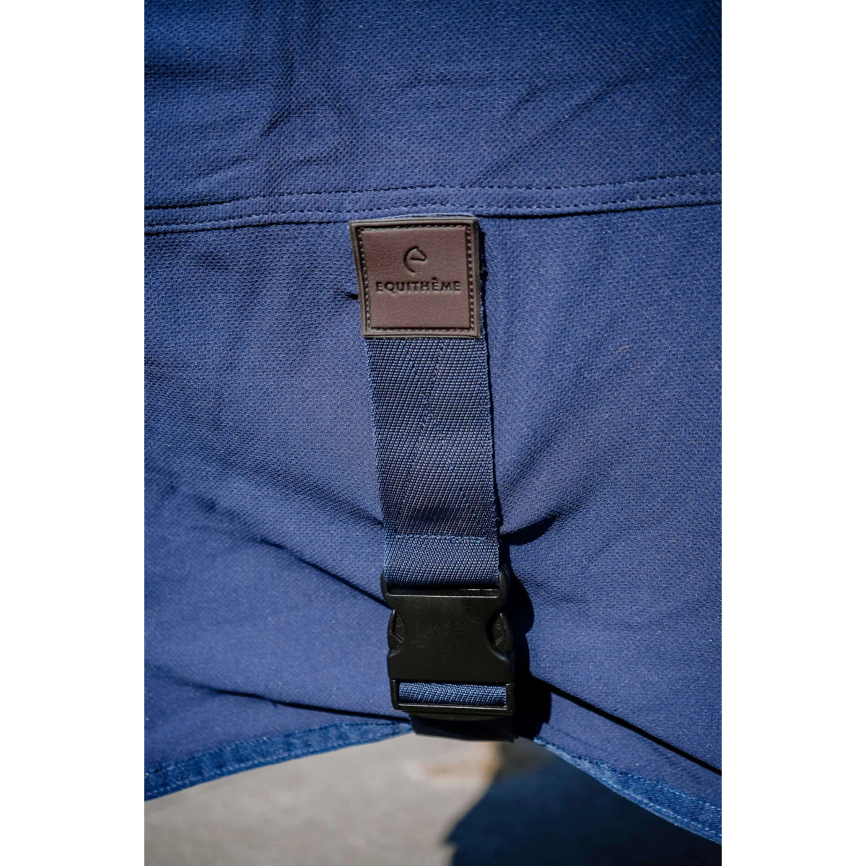 EQUITHÈME Couverture de Refroidissement Cool& Dry Fresh Combo Marine Bleu - Image 3