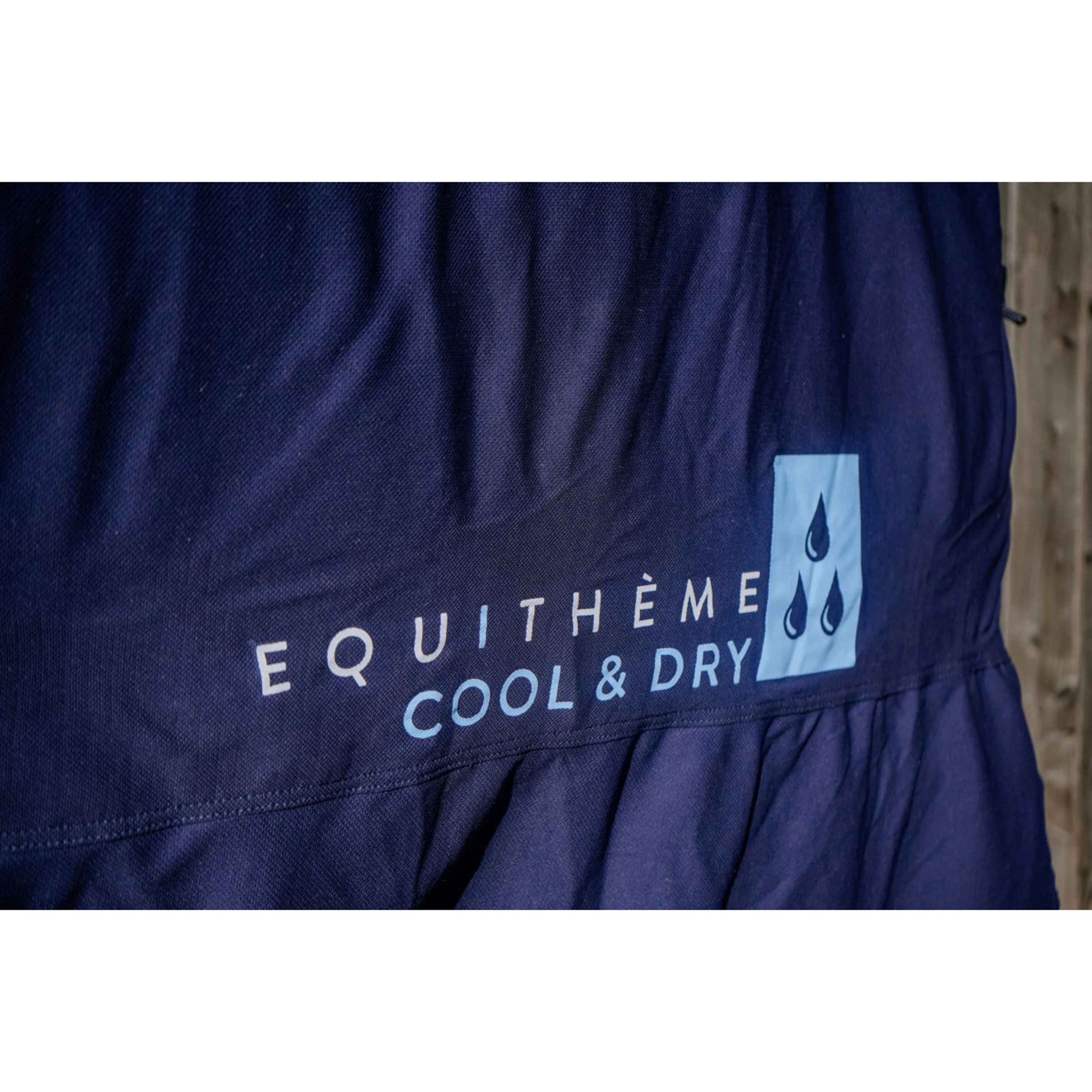 EQUITHÈME Couverture de Refroidissement Cool& Dry Fresh Marine Bleu - Image 4
