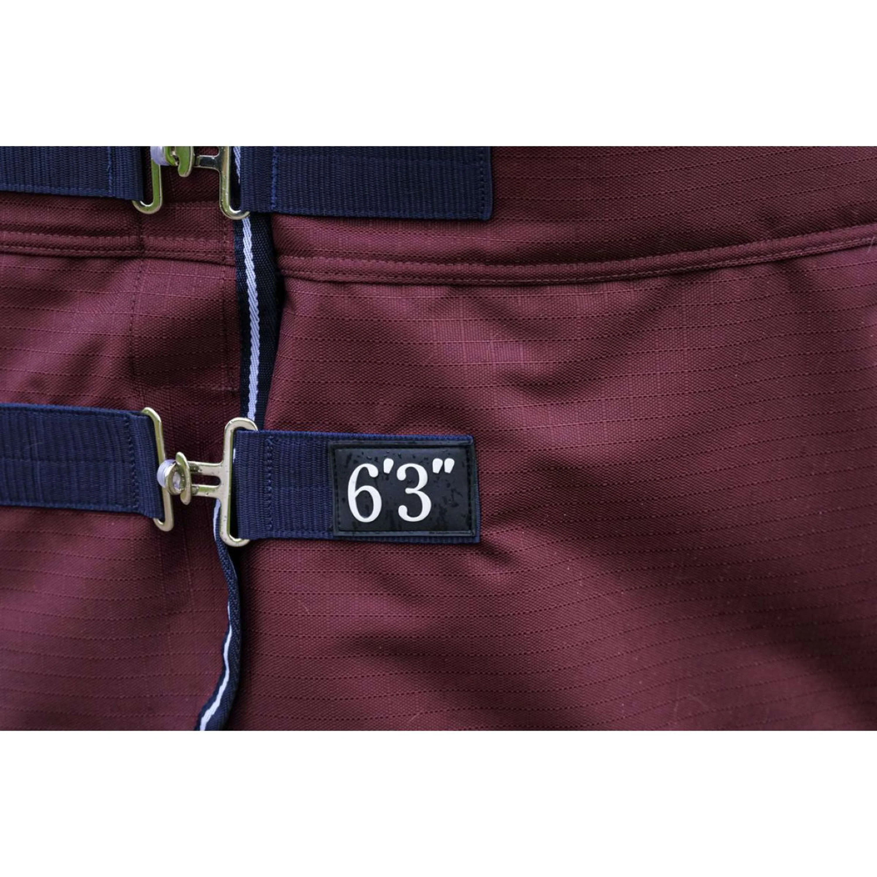 EQUITHÈME Couverture d'Extérieur Tyrex 1200D 200g Combo Bordeaux - Image 6