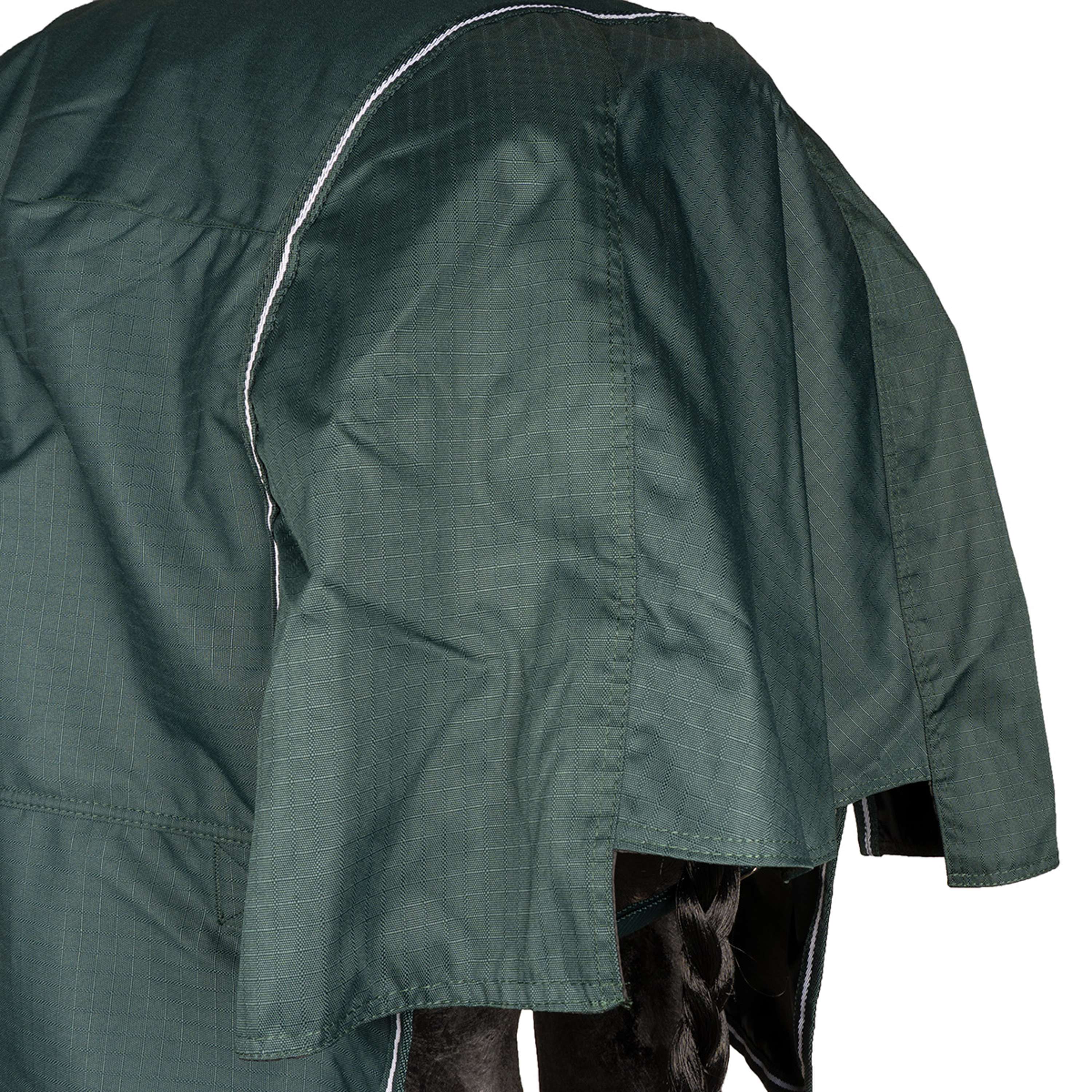 EQUITHÈME Couverture d'Extérieur Tyrex 600D Standard 150g Vert - Image 8