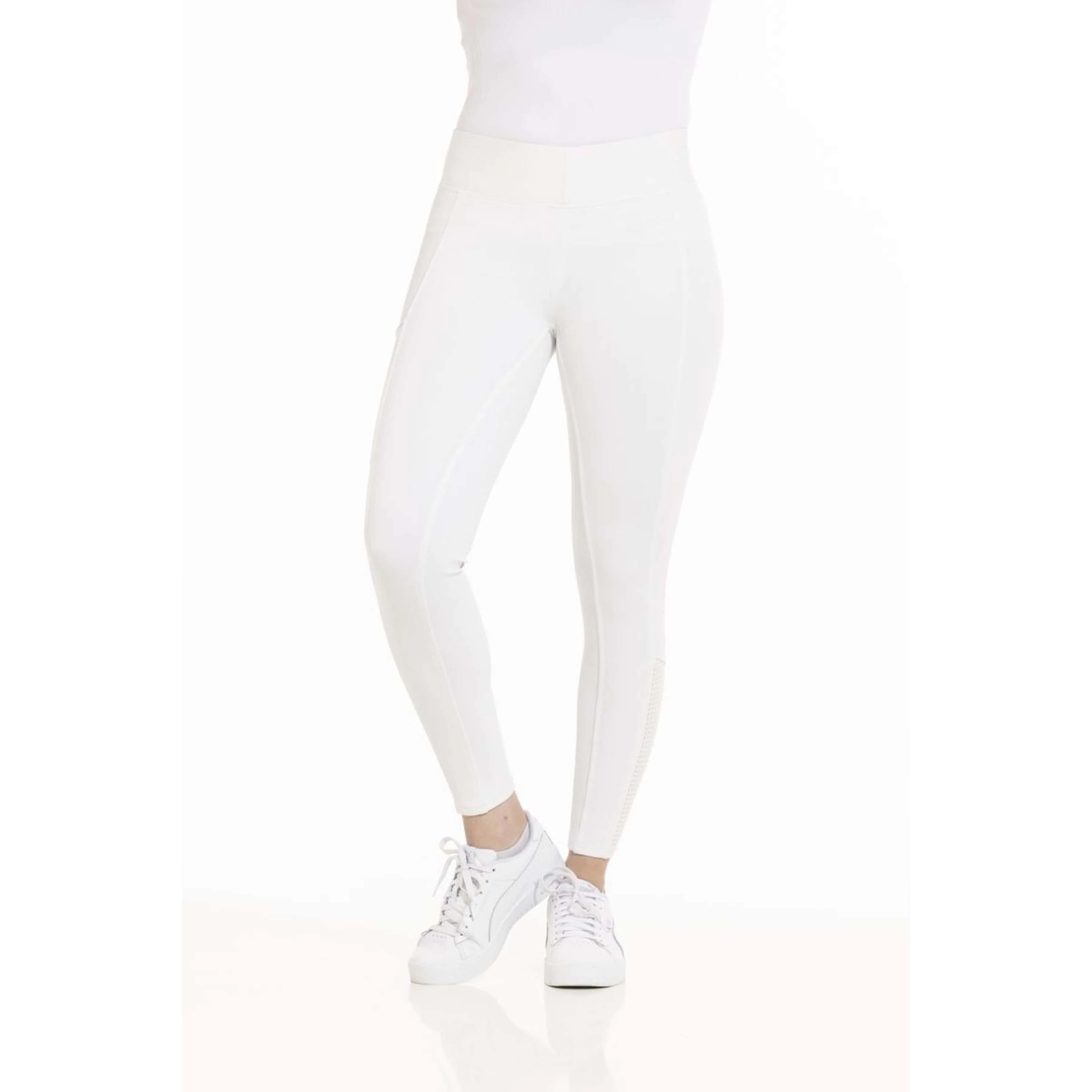 EQUITHÈME Legging d'Équitation Brigitte Blanc