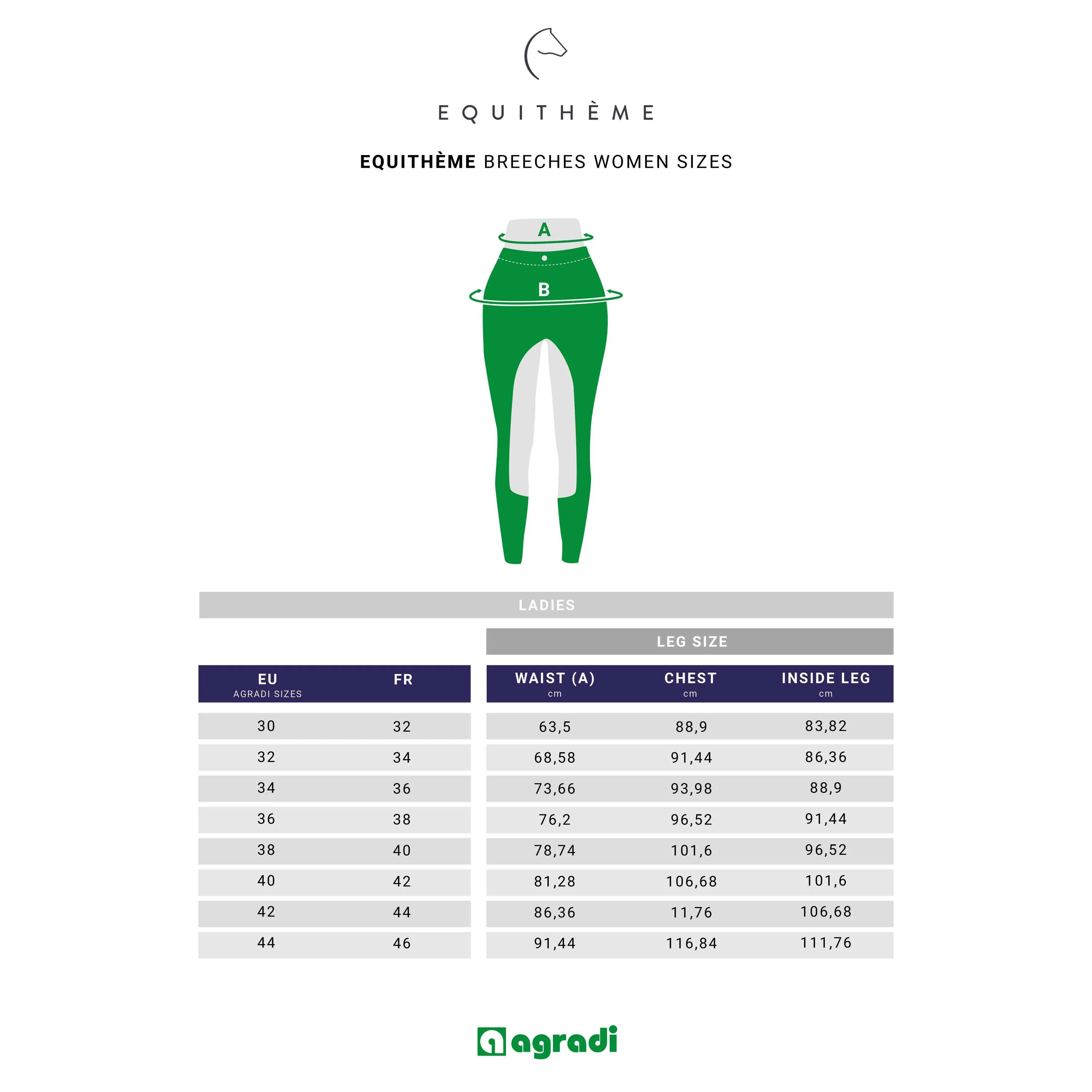 EQUITHÈME Pantalon d'Équitation Kenya Silicone Genouillères Prune - Image 8