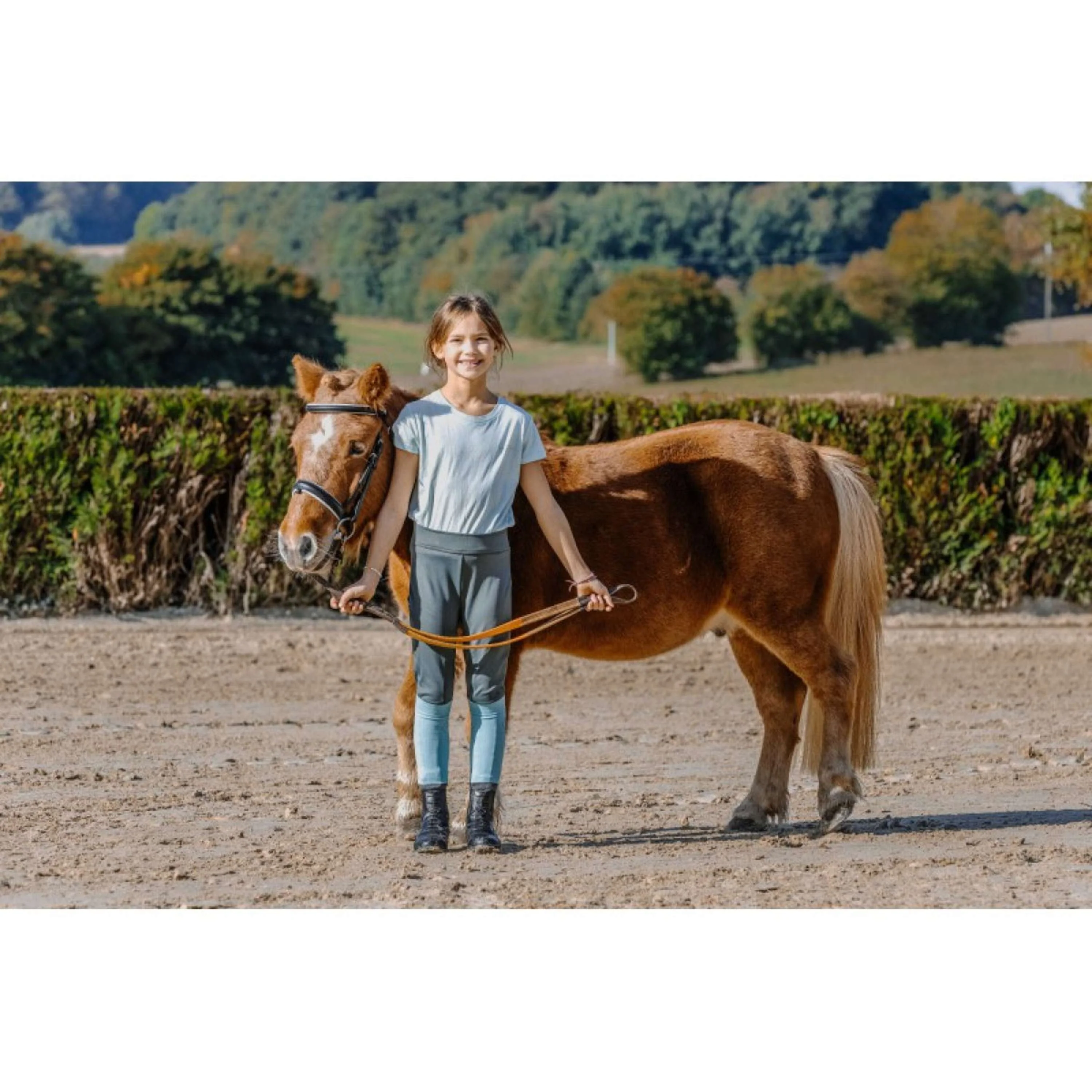 EQUITHÈME T-Shirt Bonnie Kids Menthe/Vert - Image 2