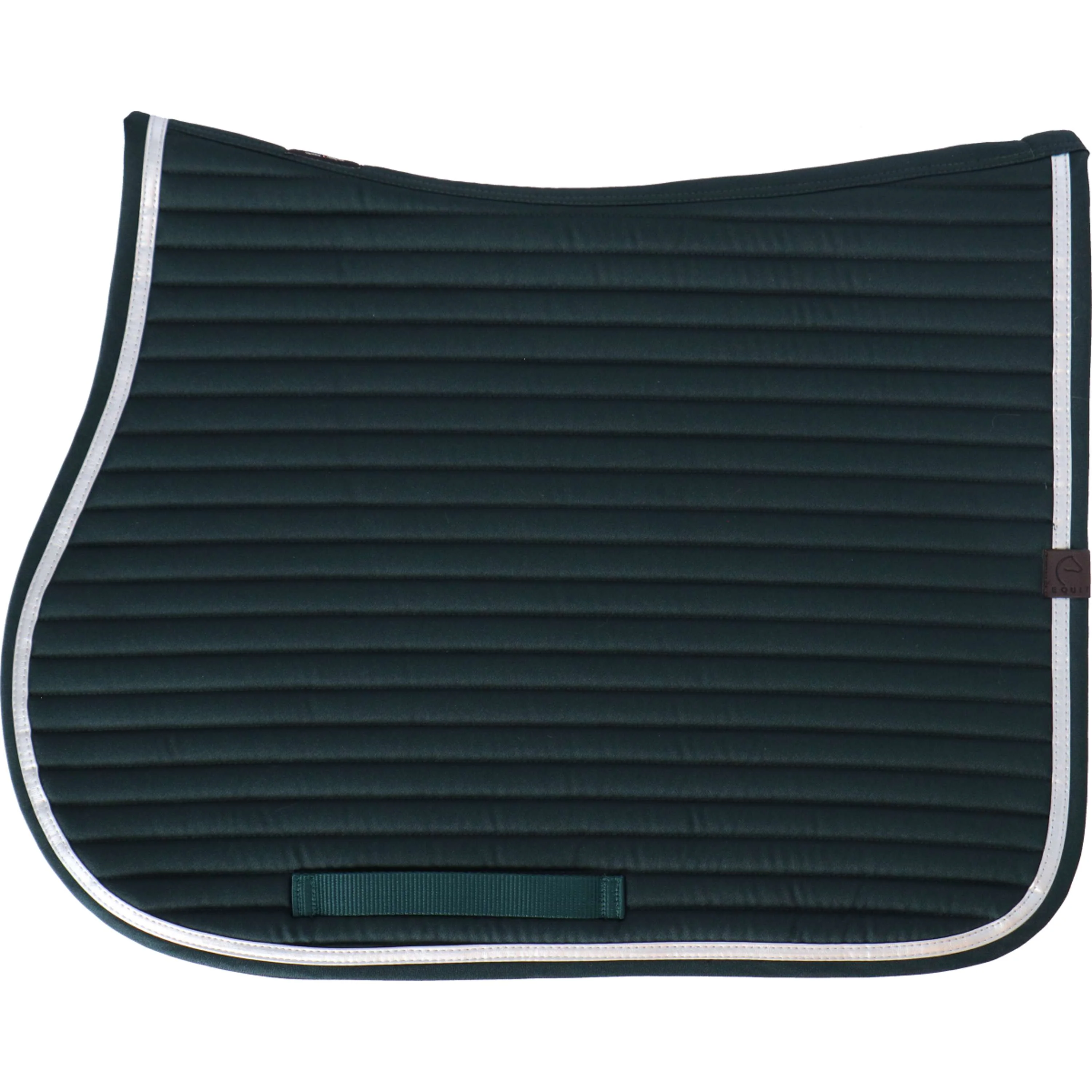 EQUITHÈME Tapis de Selle Spring de Saut Vert Foncé