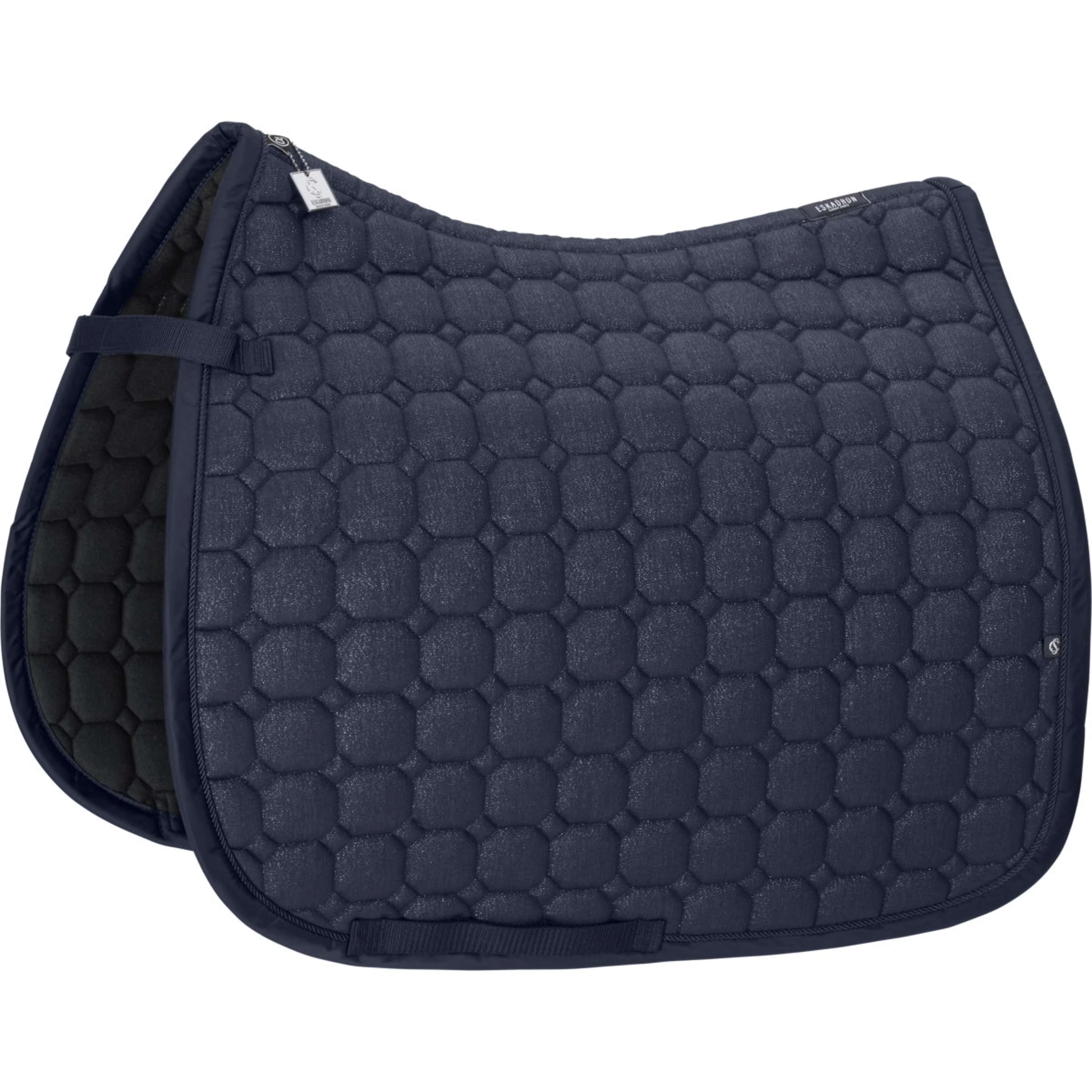 Eskadron Tapis de Selle Classic Sports Glitter Dressage Marin