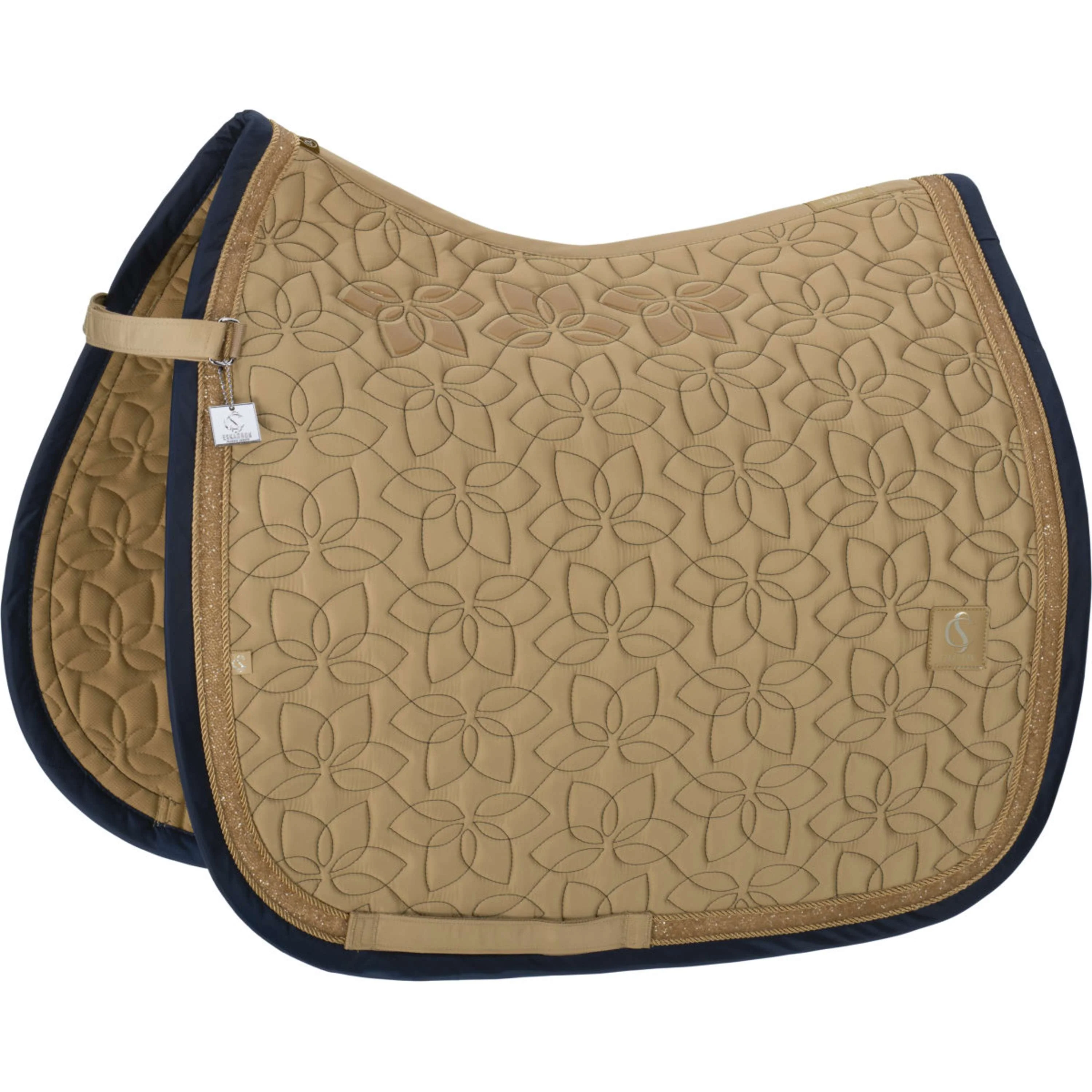 Eskadron Tapis de Selle Classic Sports Glossy Jewel Contrast Dressage Sierra