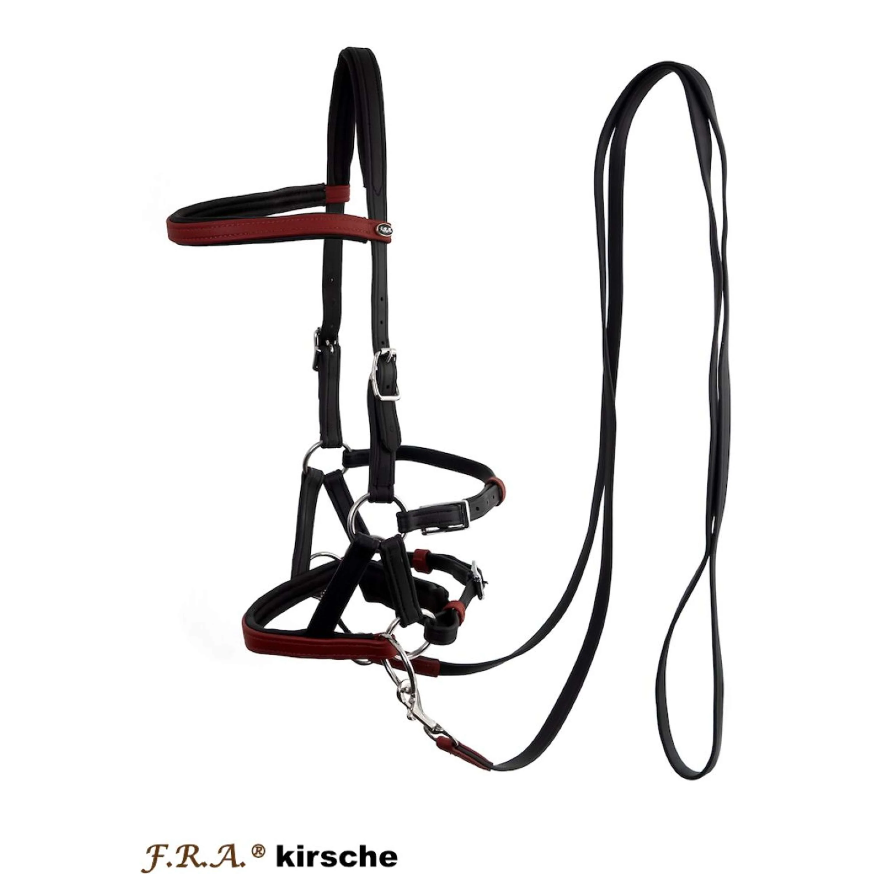 F.R.A. Bridon sans Mors kirsche Bordeaux