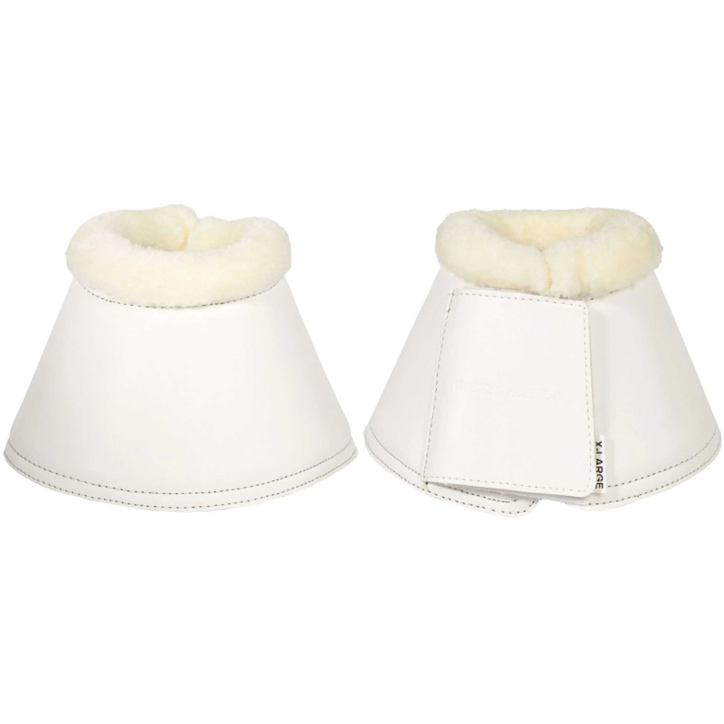 Harry's Horse Cloches d'Obstacles Excellent Faux Fur Blanc