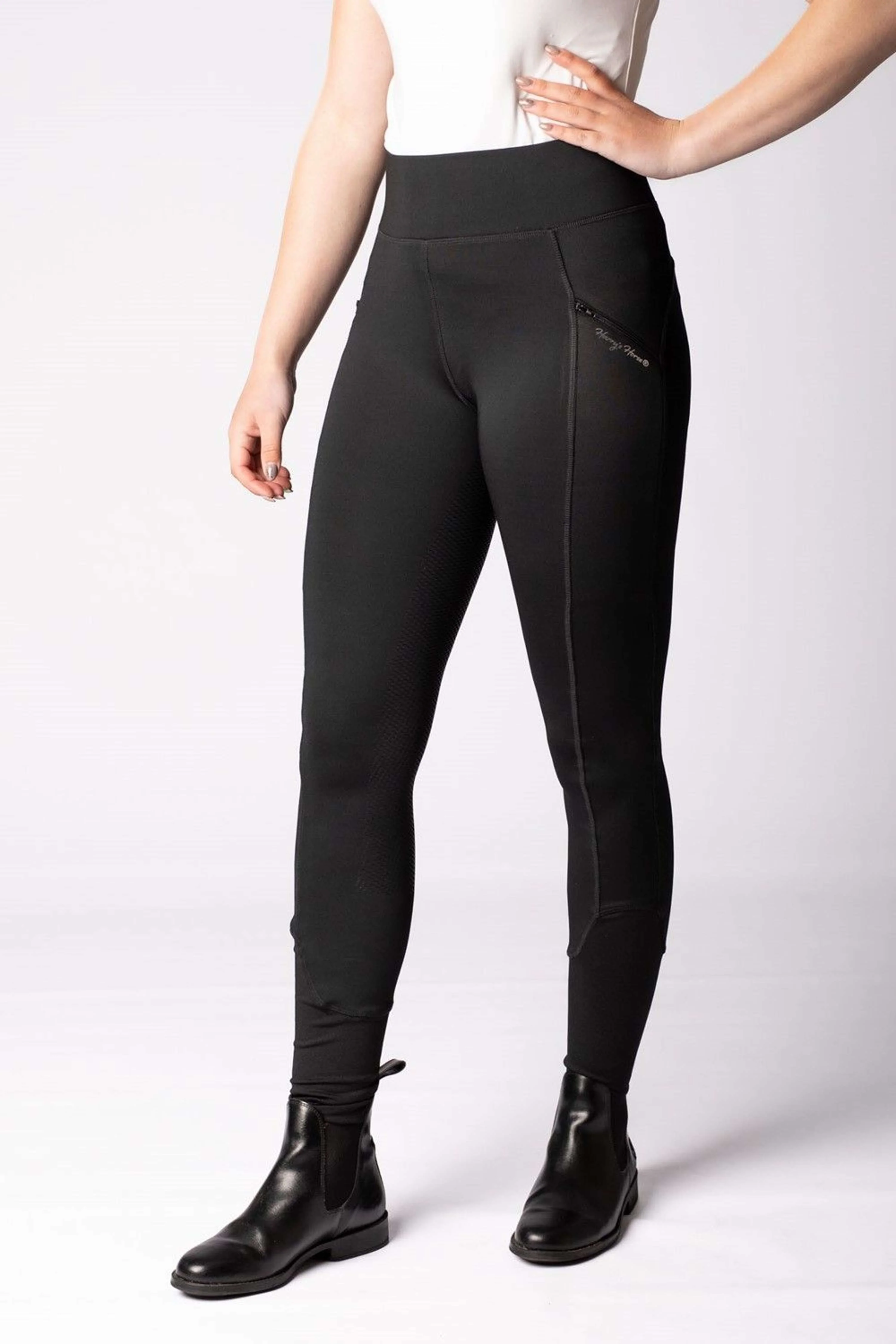 Harry's Horse Legging d'Équitation Avatar Full Grip Noir