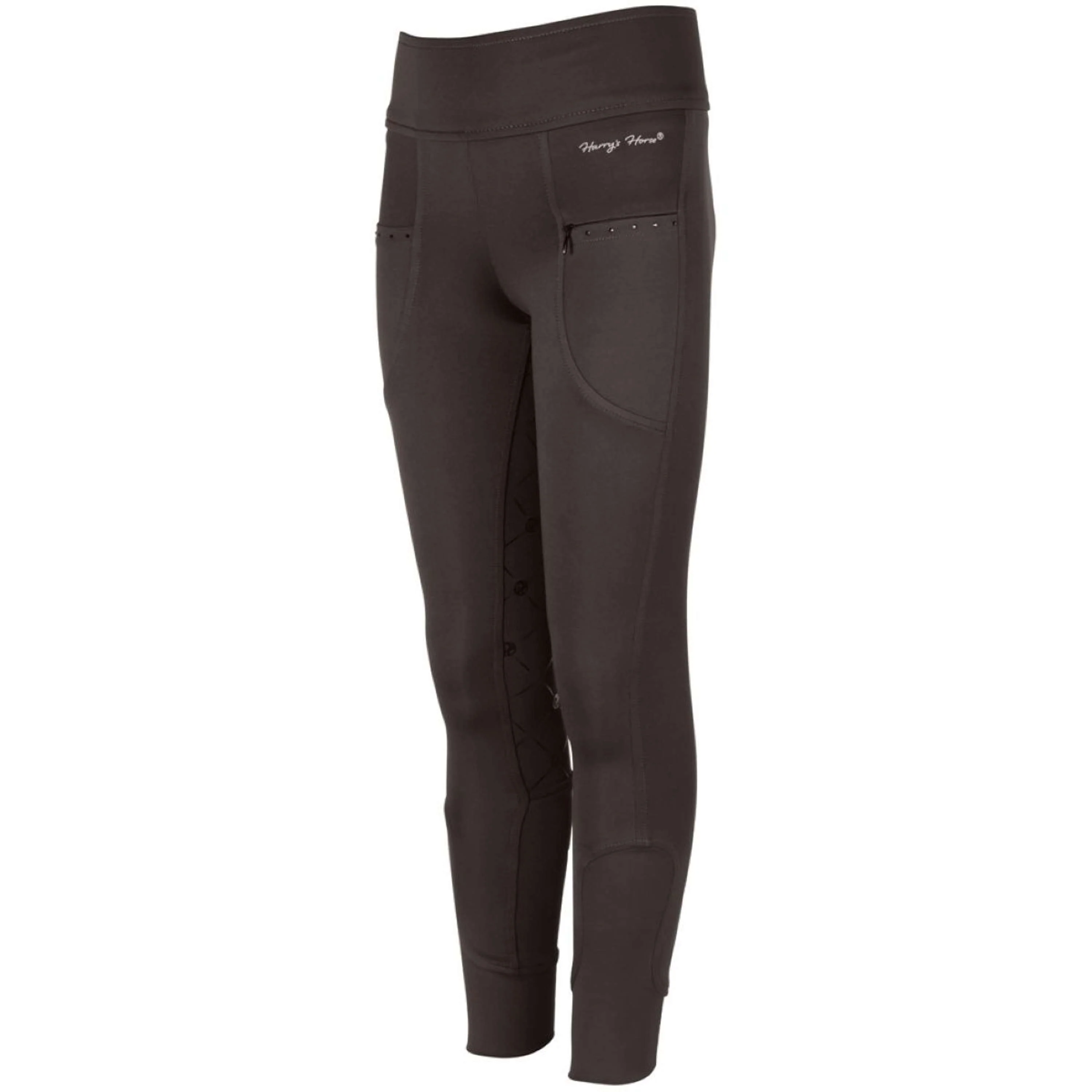 Harry's Horse Legging d'Équitation Equitights Rookie Full Grip Marron