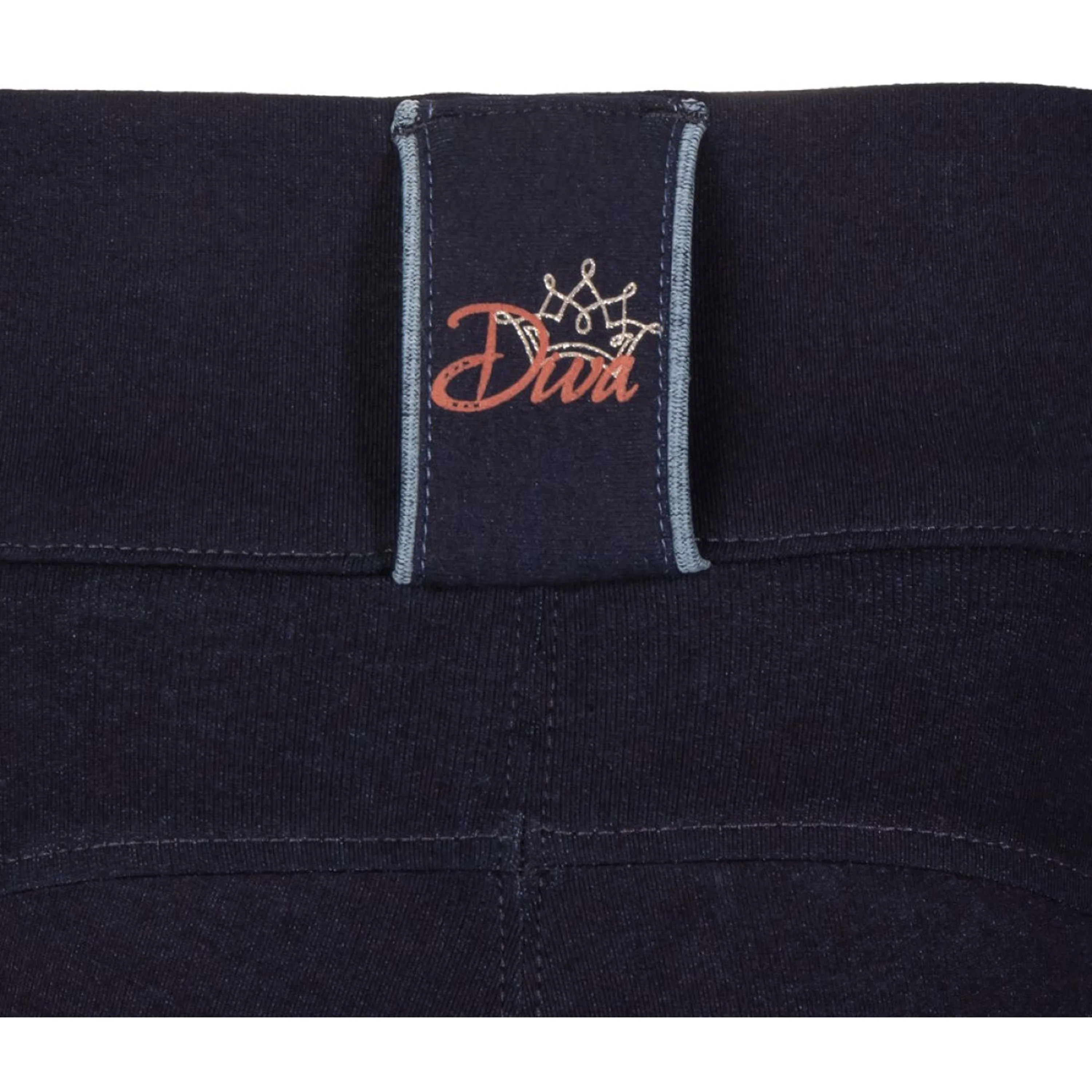 Harry's Horse Pantalon d'Équitation Equitights Diva Mauvewood Denim Full Grip Collegiate-Blue - Image 3