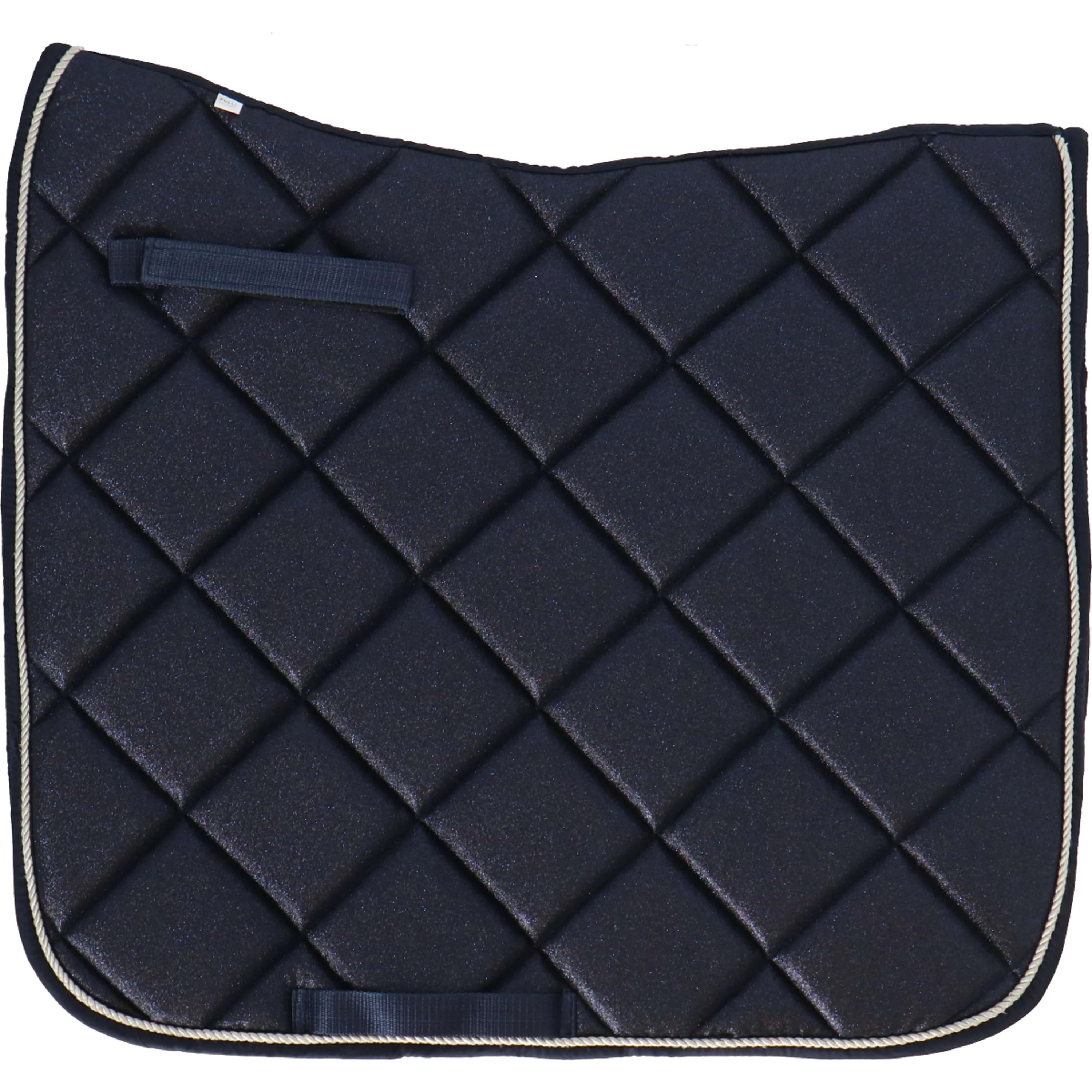 HB Tapis de Selle Sparkling Glitter Dressage Marin