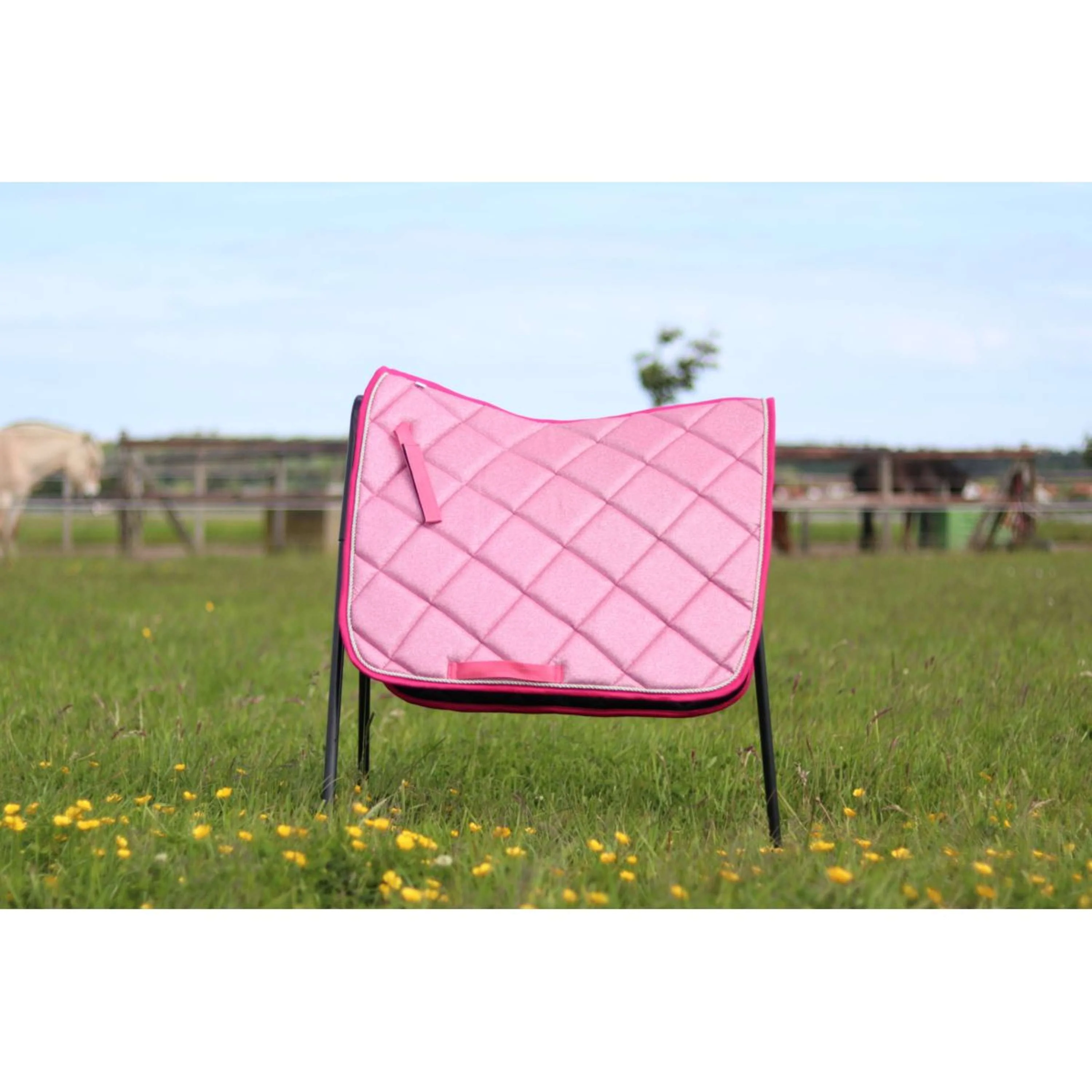 HB Tapis de Selle Sparkling Glitter Sauter Rose - Image 2