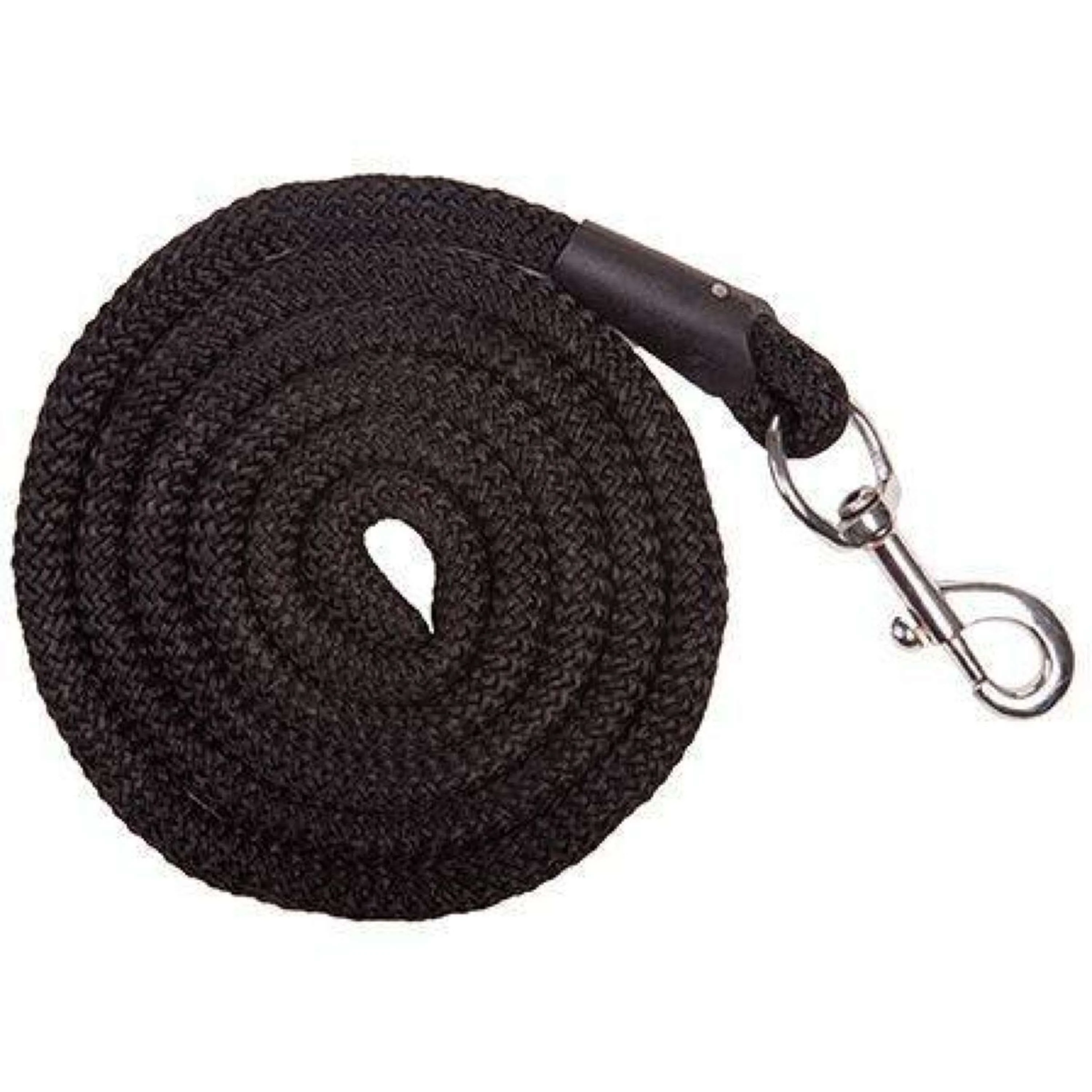 HKM Corde pour Licol Aken avec Mousqueton Noir