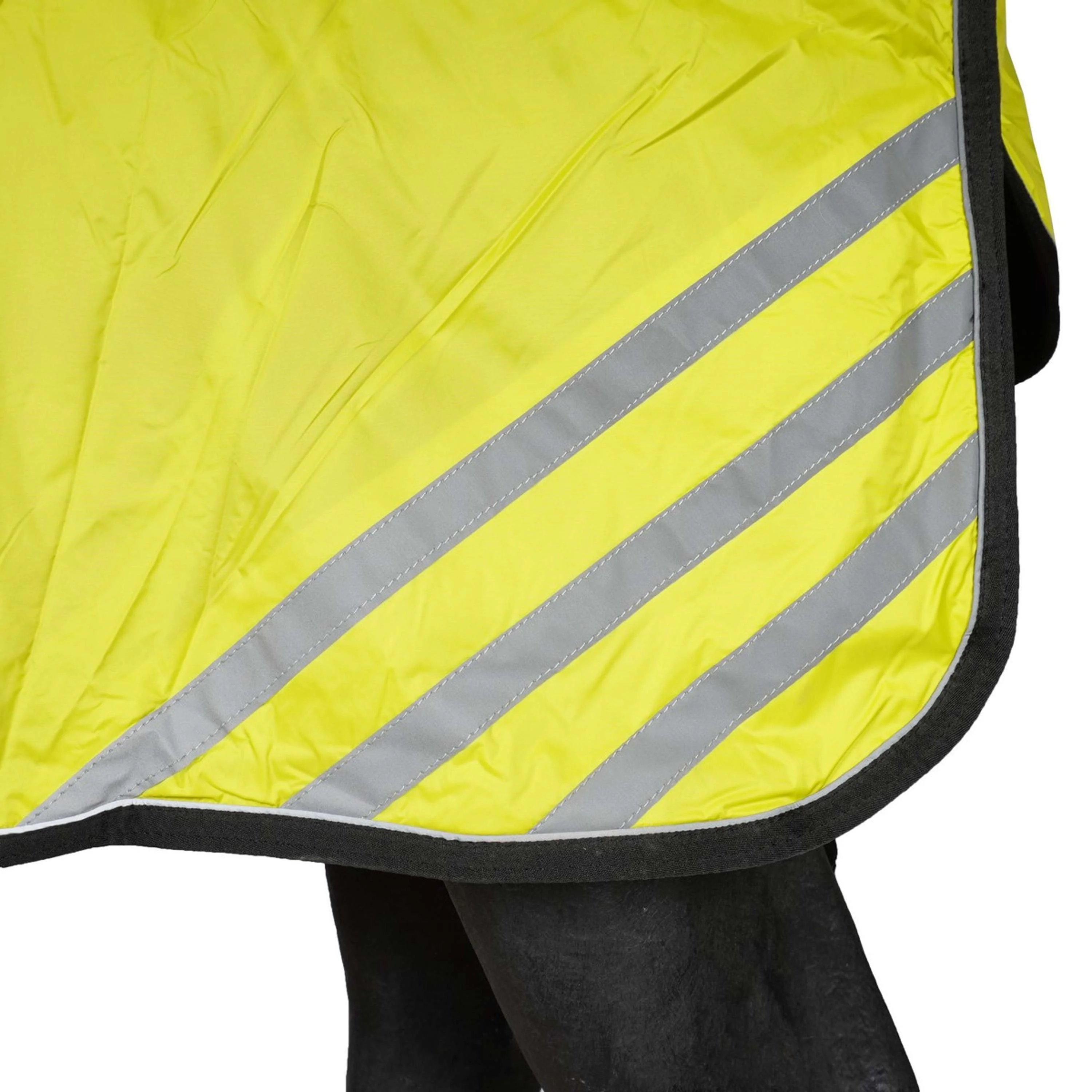 HKM Couvre-reins Reflective avec Doublure Fleece Néon Jaune - Image 6