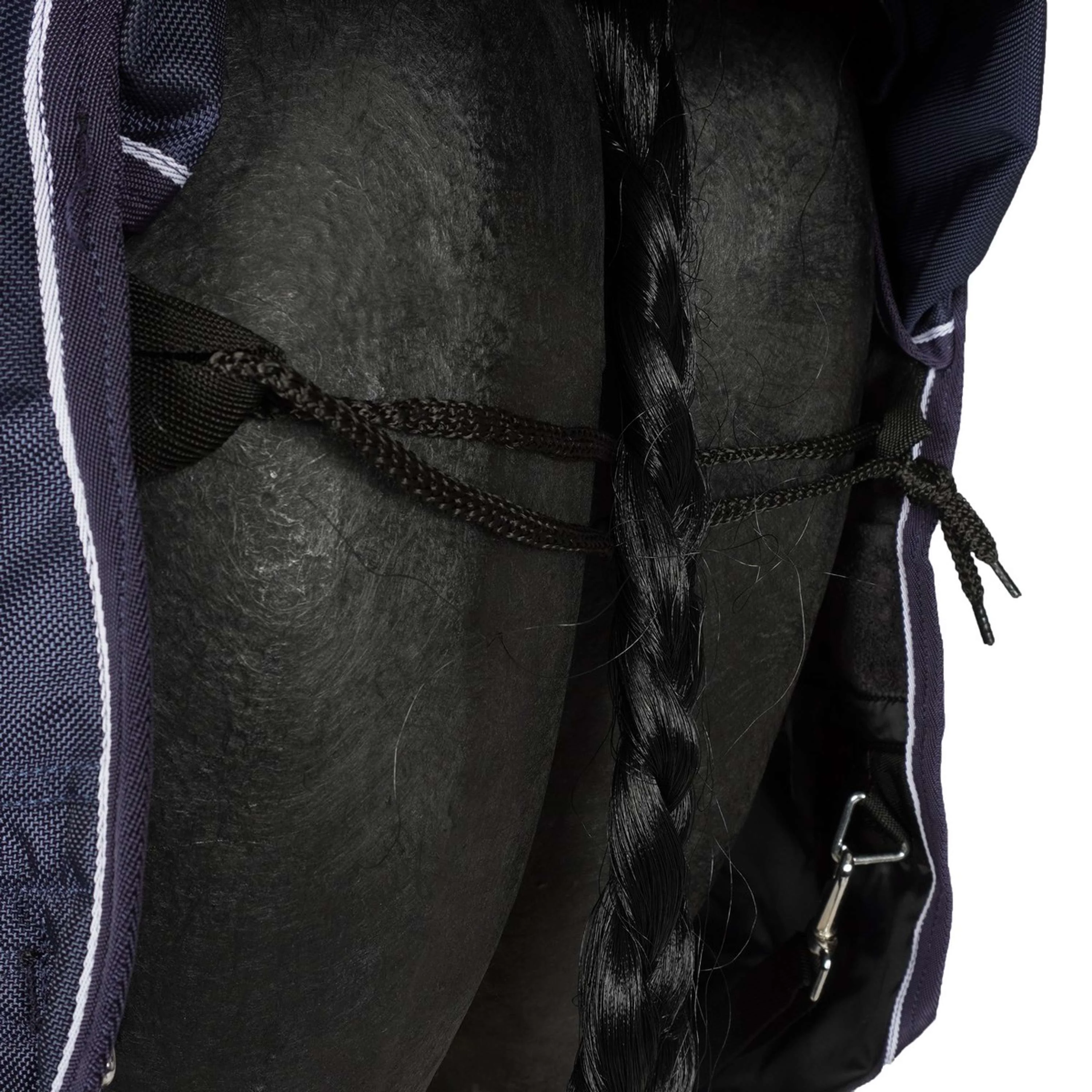 HKM Couverture d'Extérieur Premium 1680D 100g avec Teddy Doublure Bleu Foncé - Image 8