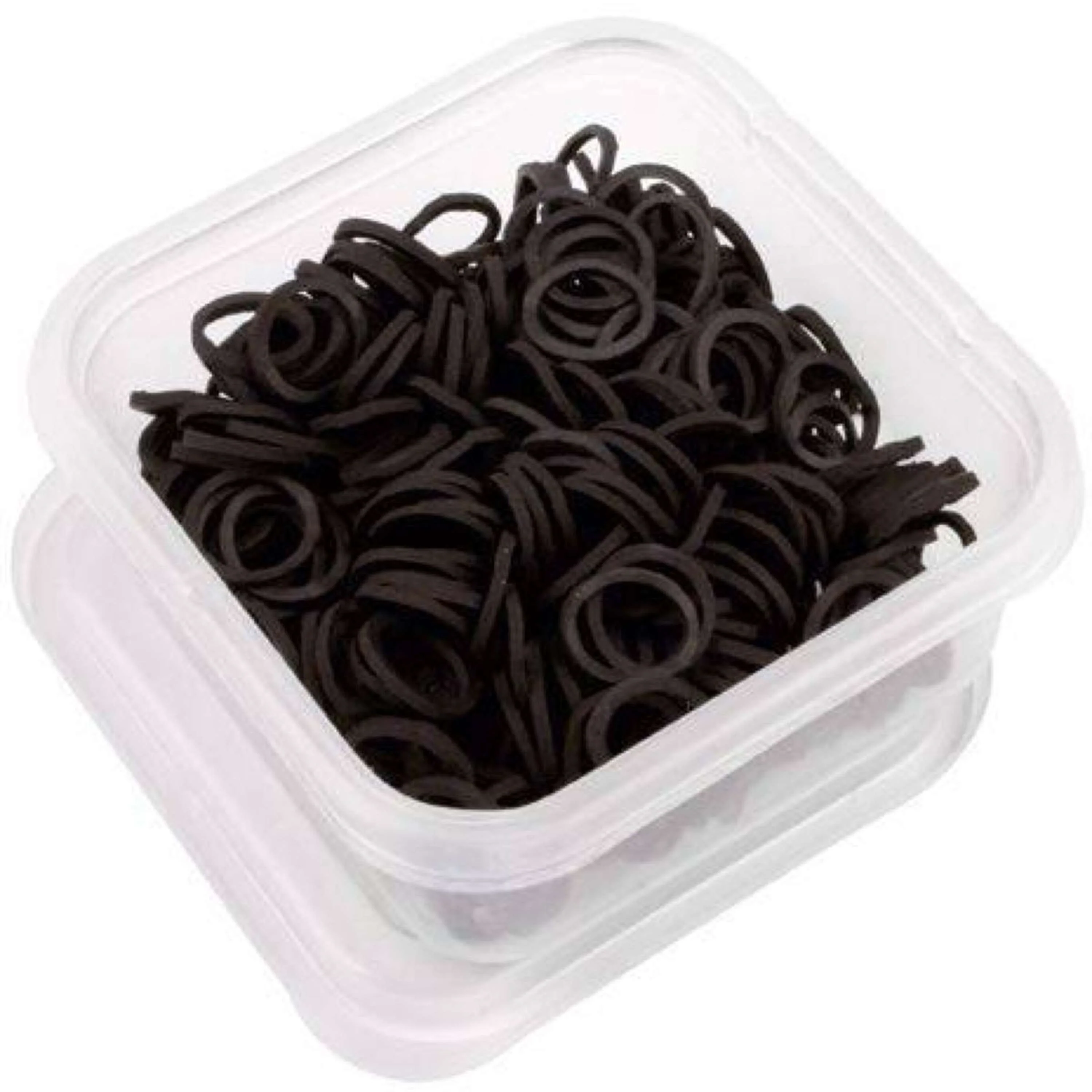 HKM Élastiques pour le Tressage 500pc Noir