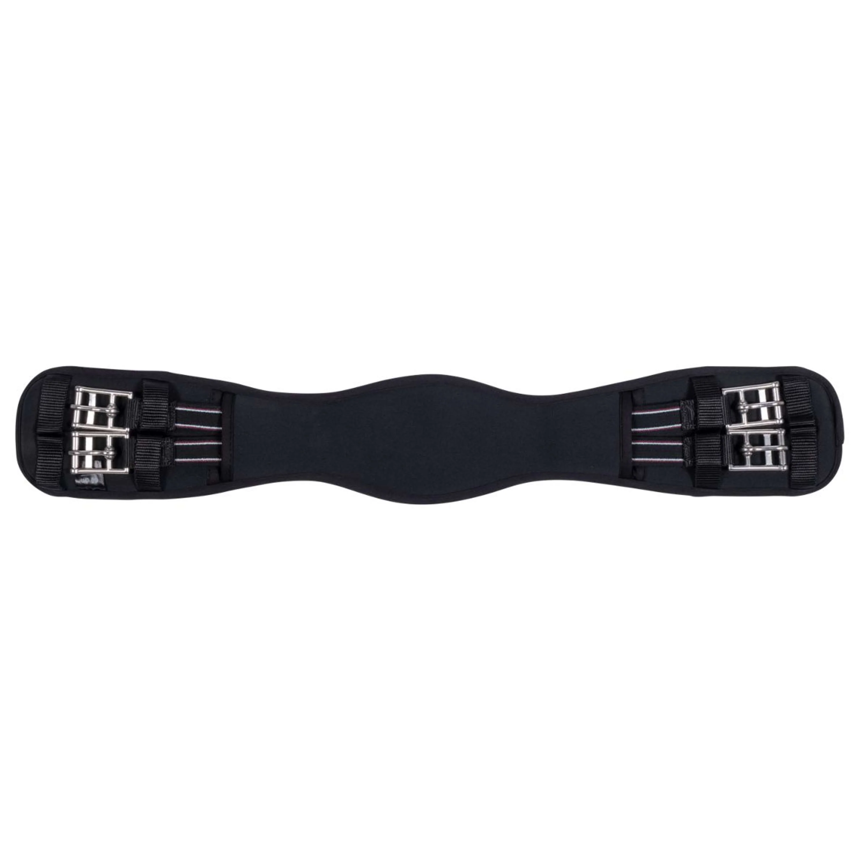HKM Sangle de Dressage Memory Foam avec Élastique Noir