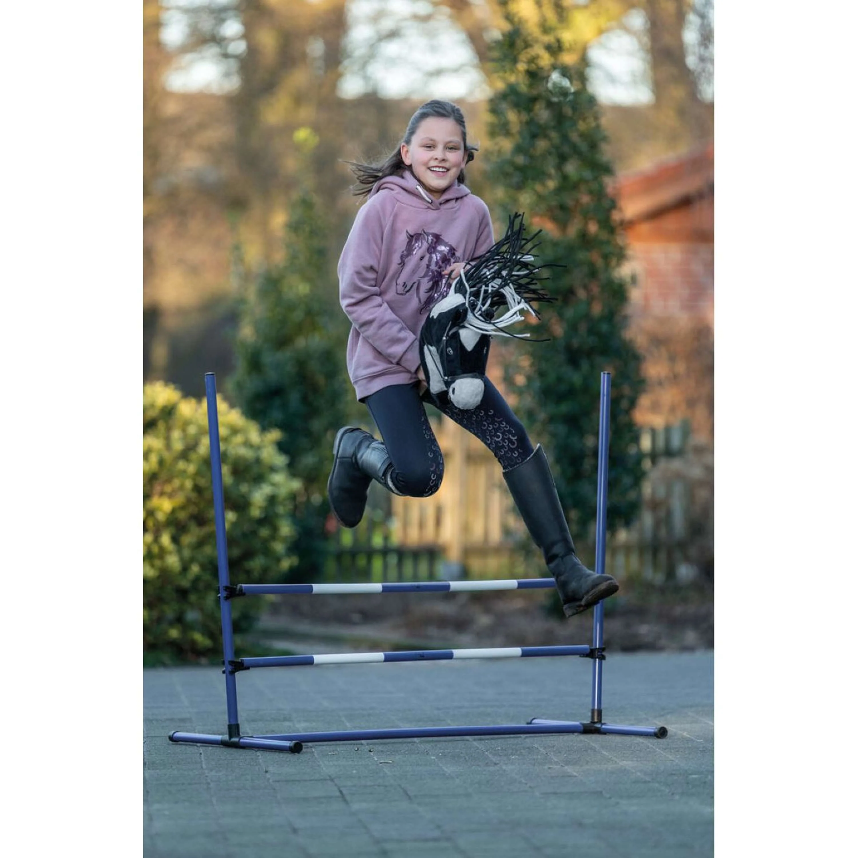 HKM Hobby Horsing Set d’obstacles Bleu - Image 2