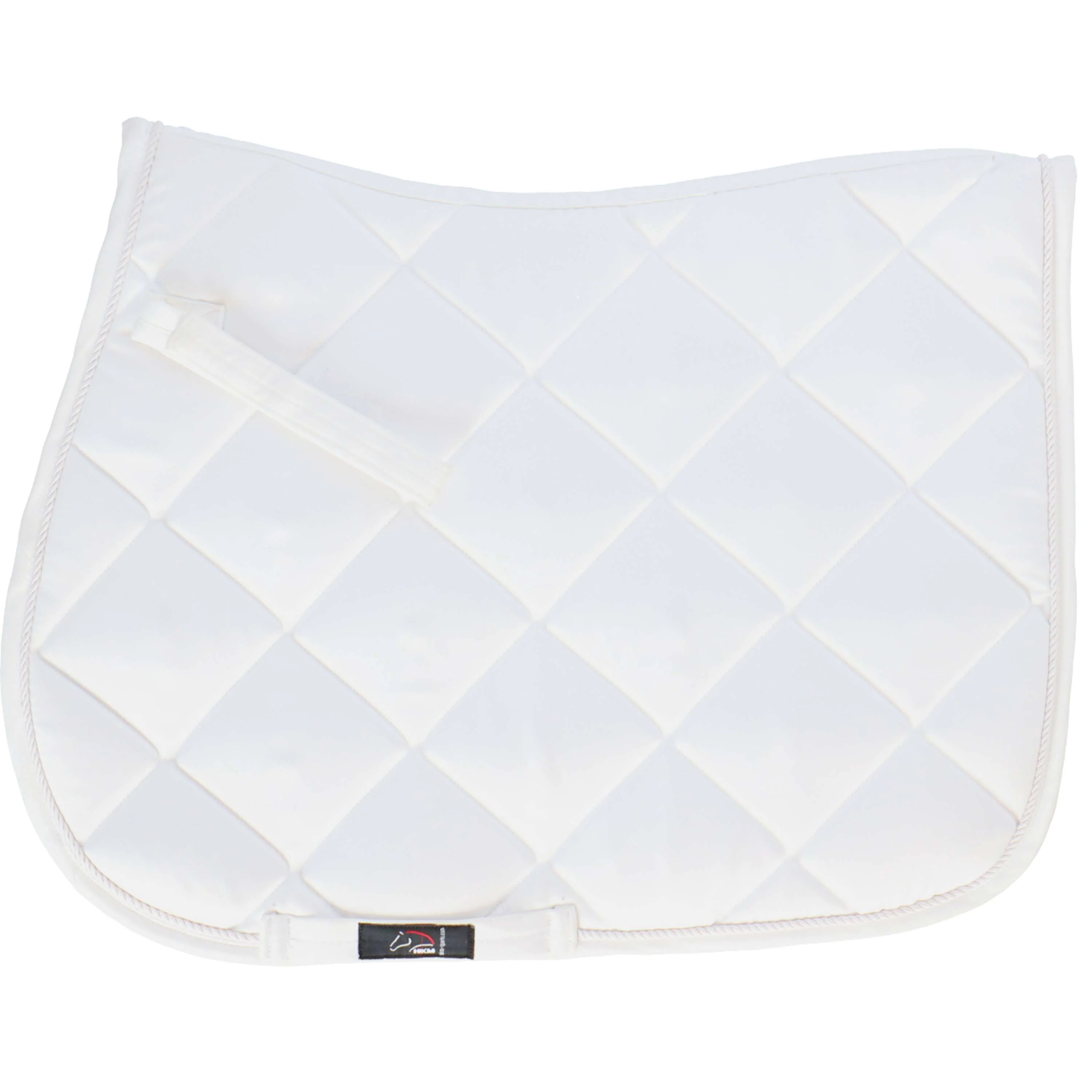HKM Tapis de Selle Bergamo Polyvalence Blanc
