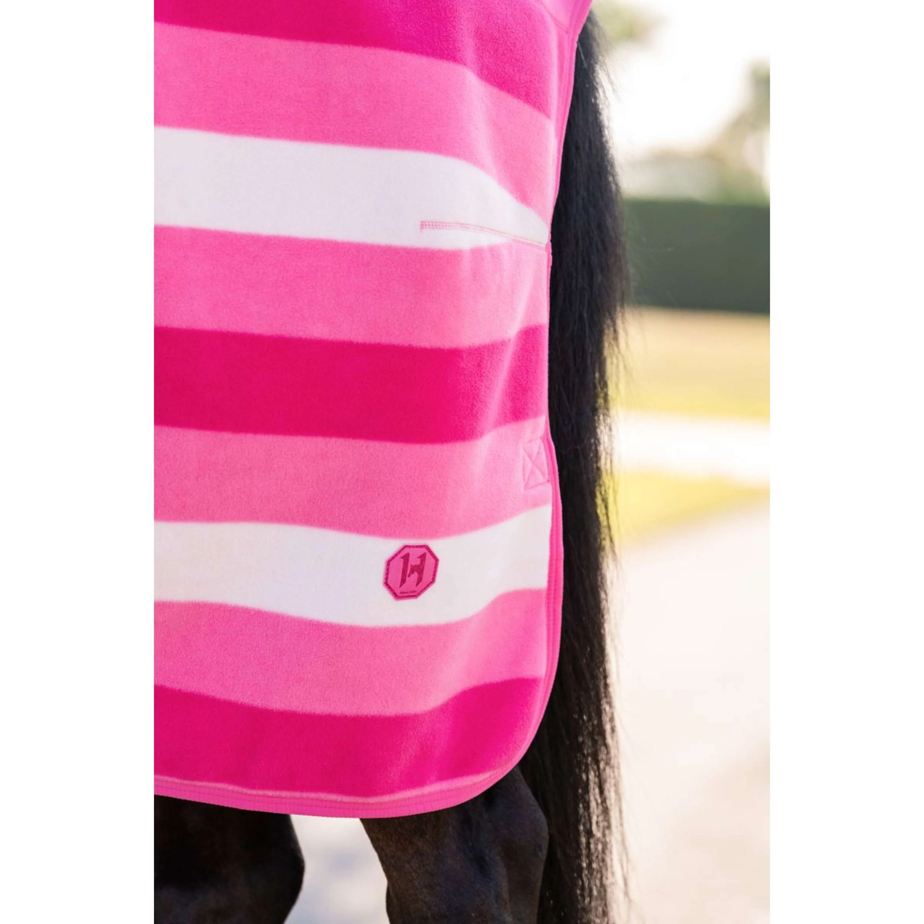 Horseware Fleece Cooler Newmarket Pony Witney Pink - Image 7
