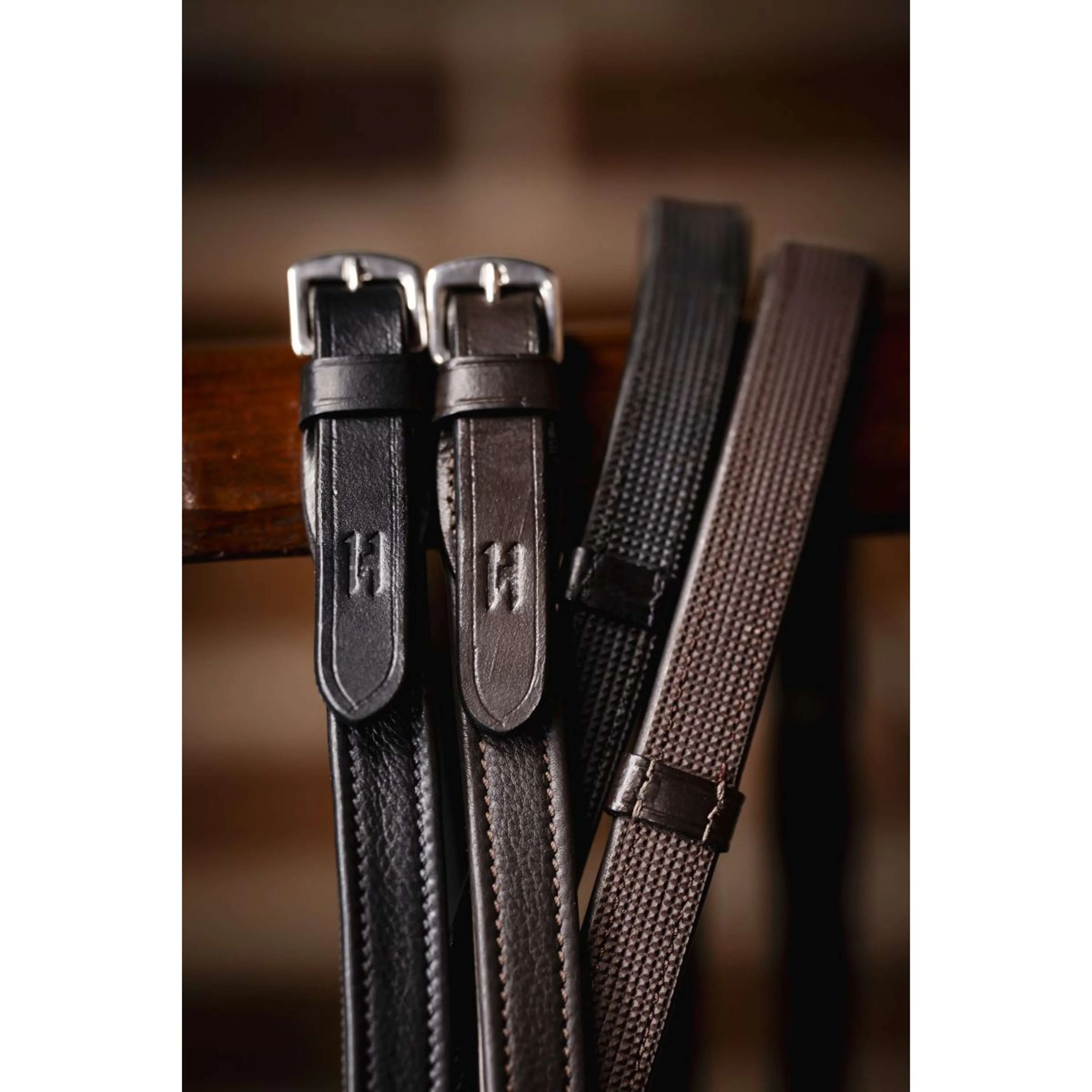 Horseware Rênes Jumper avec Arrêts Marron - Image 2